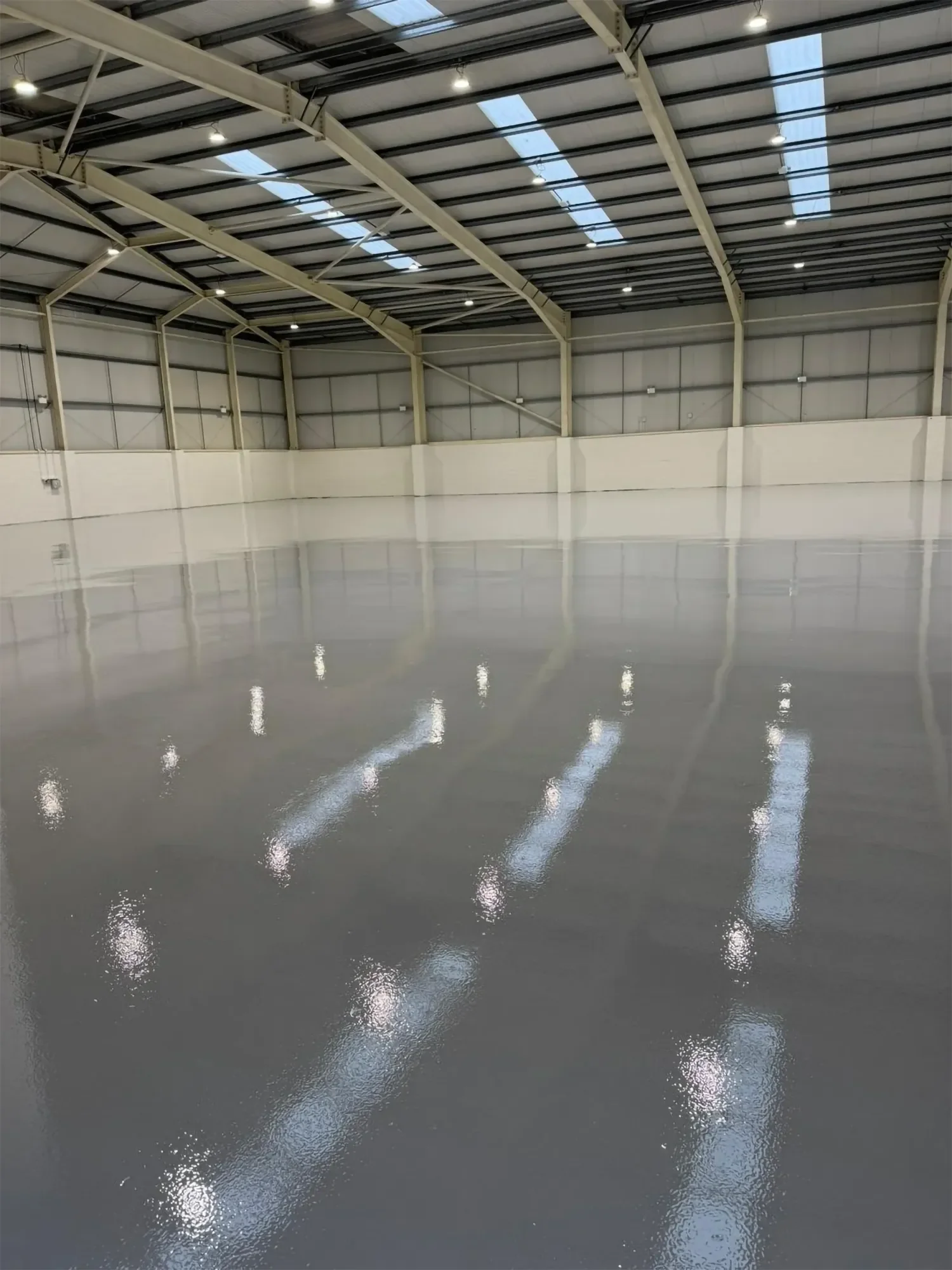 Commercial resin floor project.