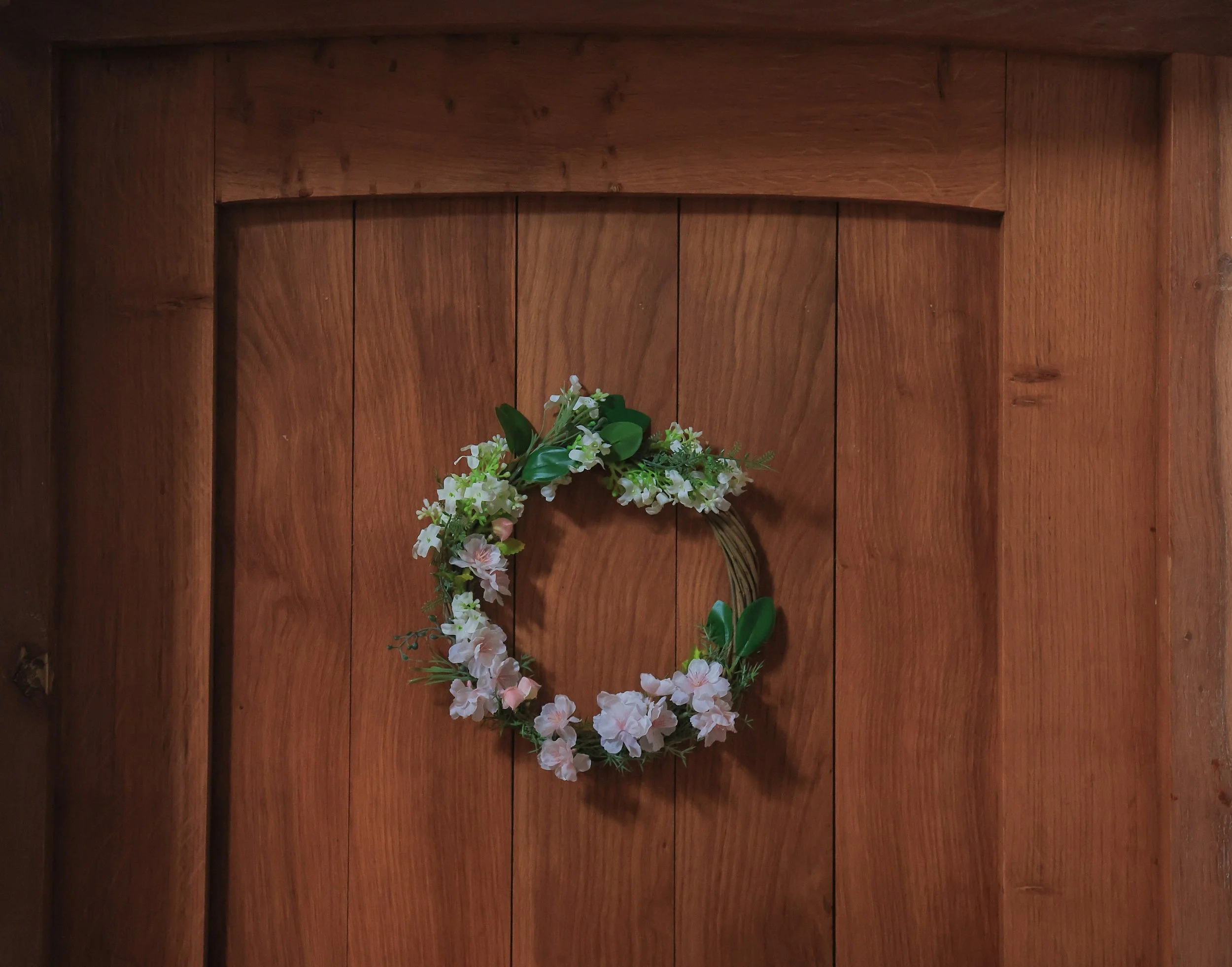 Petite Faux Wreath - Blossom & Lilac