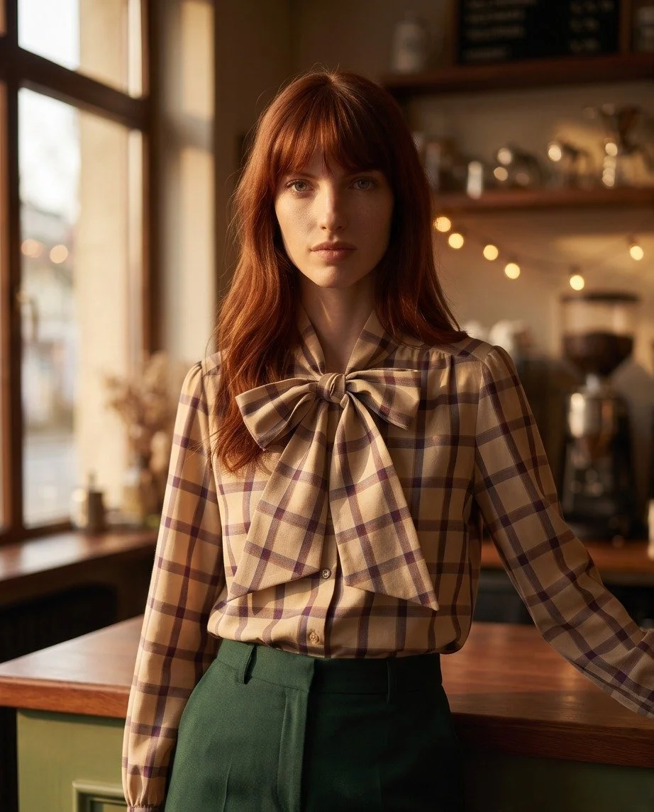 Descubre el equilibrio perfecto entre estilo y comodidad: blusa de algod&oacute;n con lazada y botones de madera.
&iexcl;Visita nuestra web! 
#EthicaColeccion #ModaConsciente #ModaSostenible #MadeInSpain #SlowFashion #HechoEnGalicia #TejidosNaturales