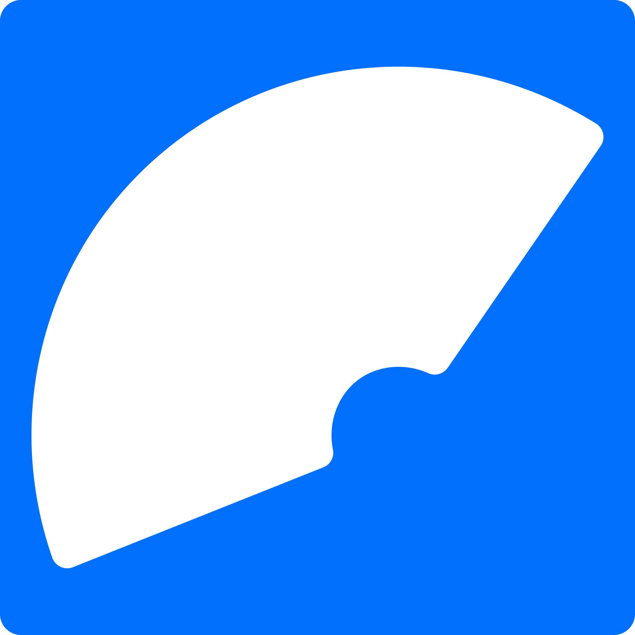 A black and blue graphic design with curved shapes and a stylized eye in the center.