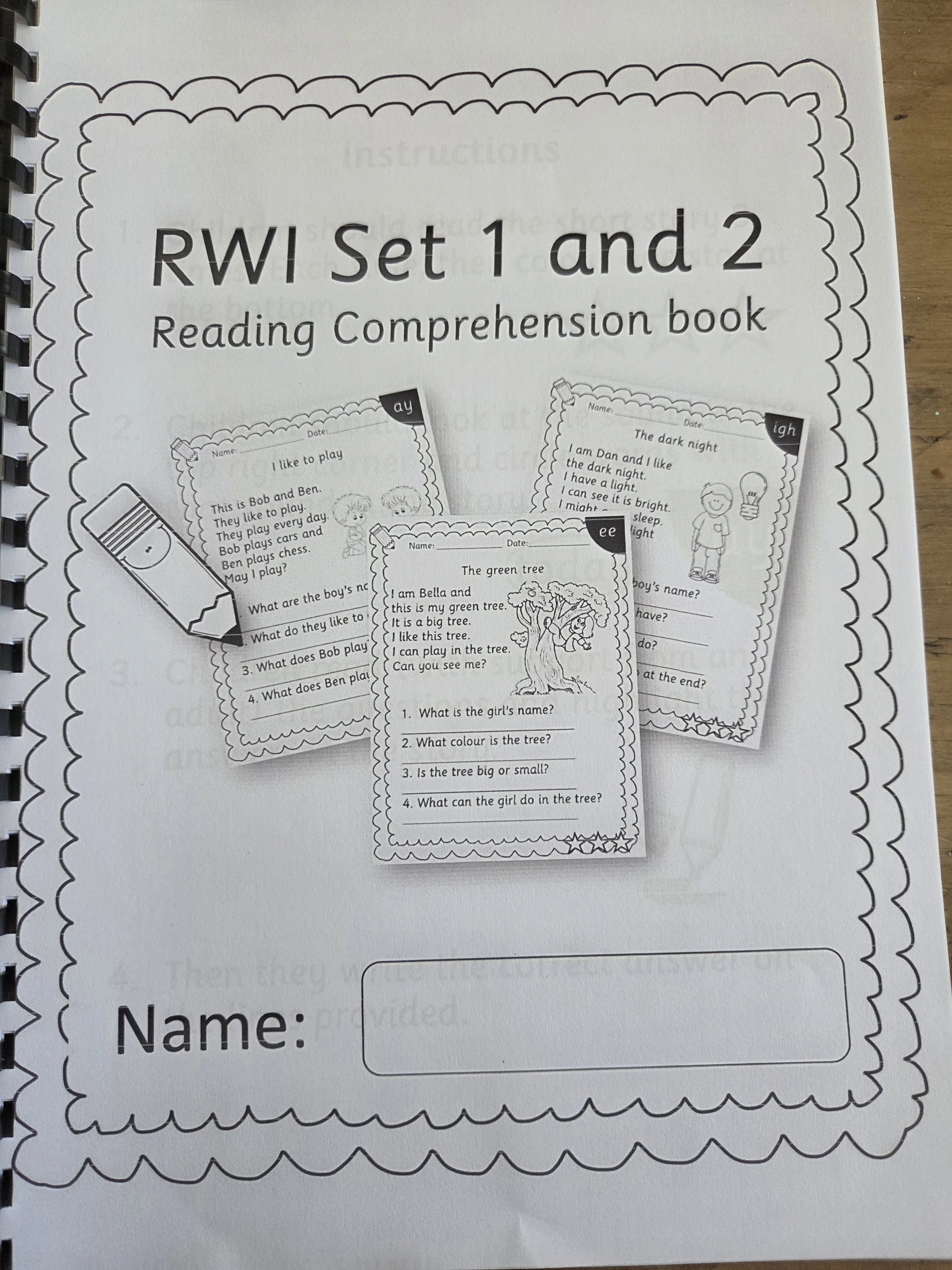 Read Write Inc Set 1 and 2 Comprehension Book 1