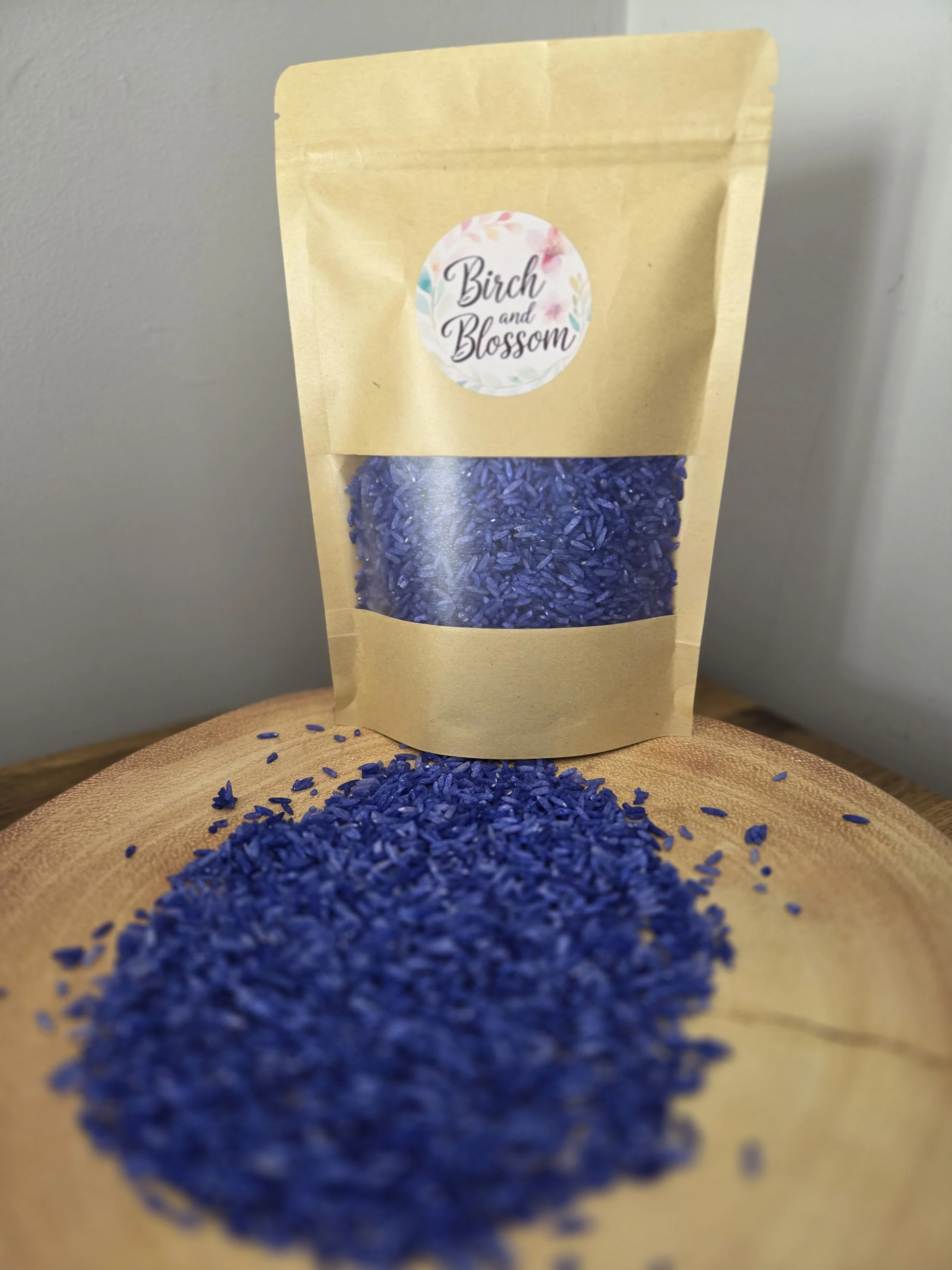 Dark Blue Base Sensory Rice