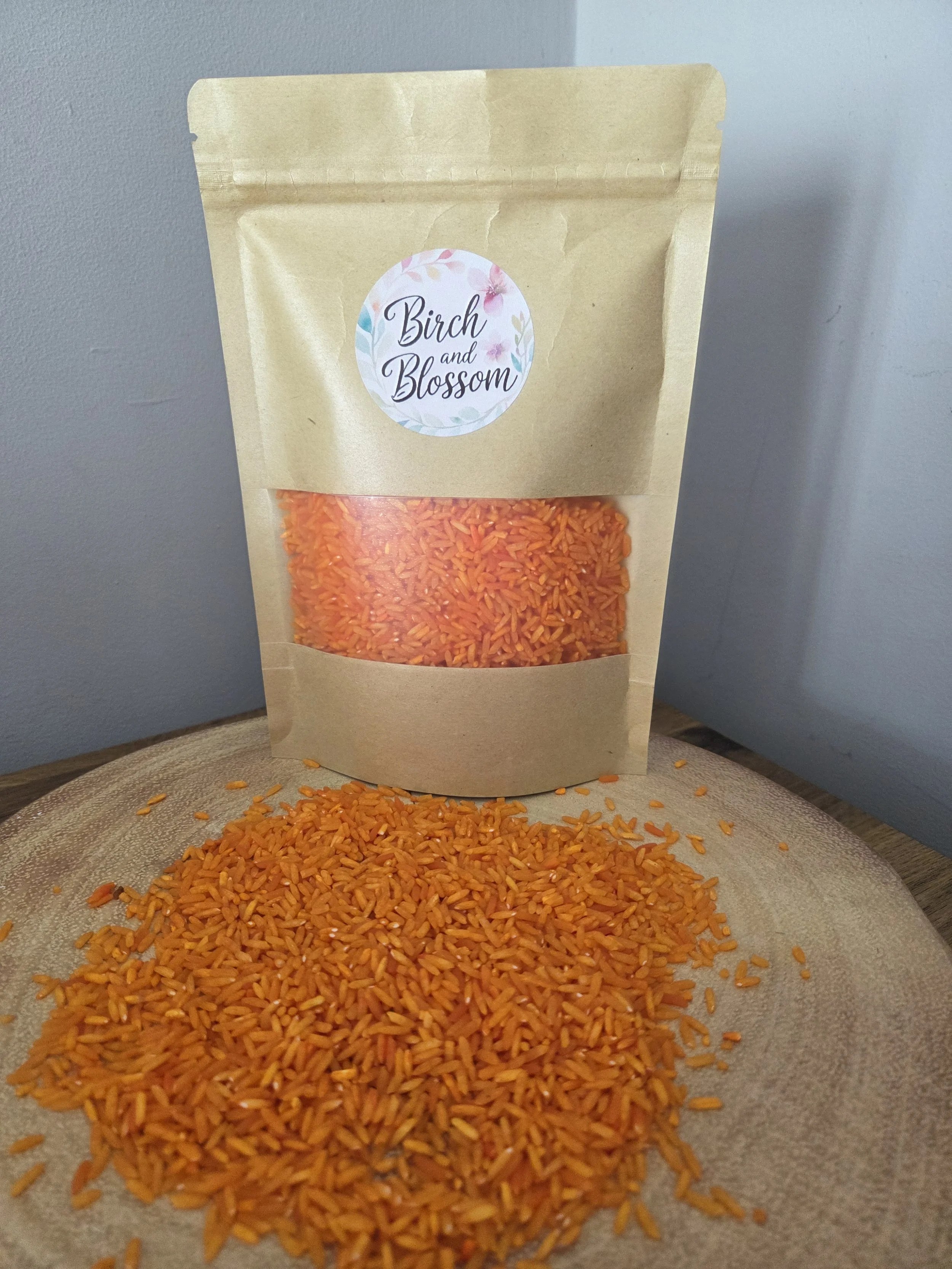 Orange Base Sensory Rice