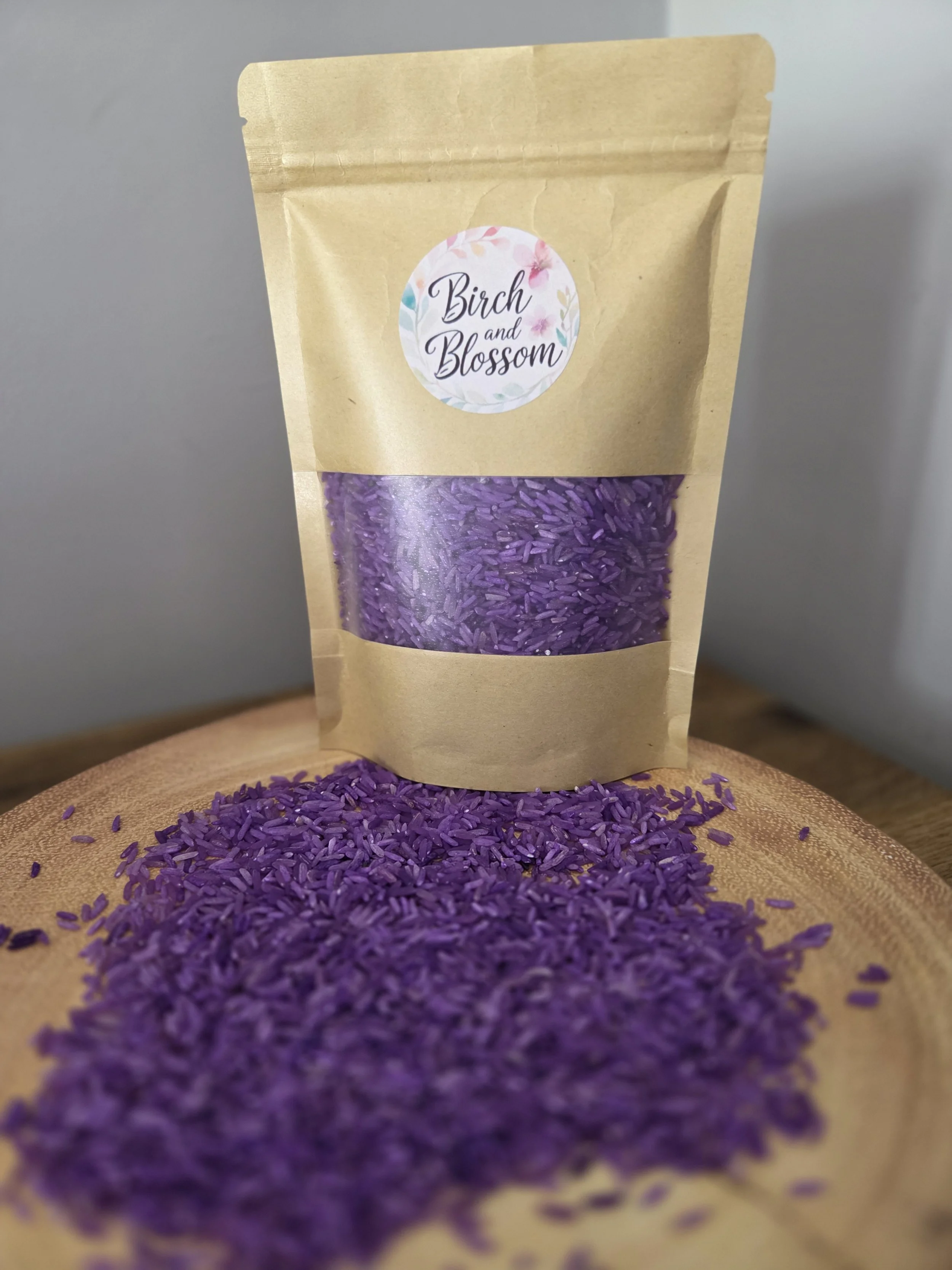 Dark Purple Base Sensory Rice