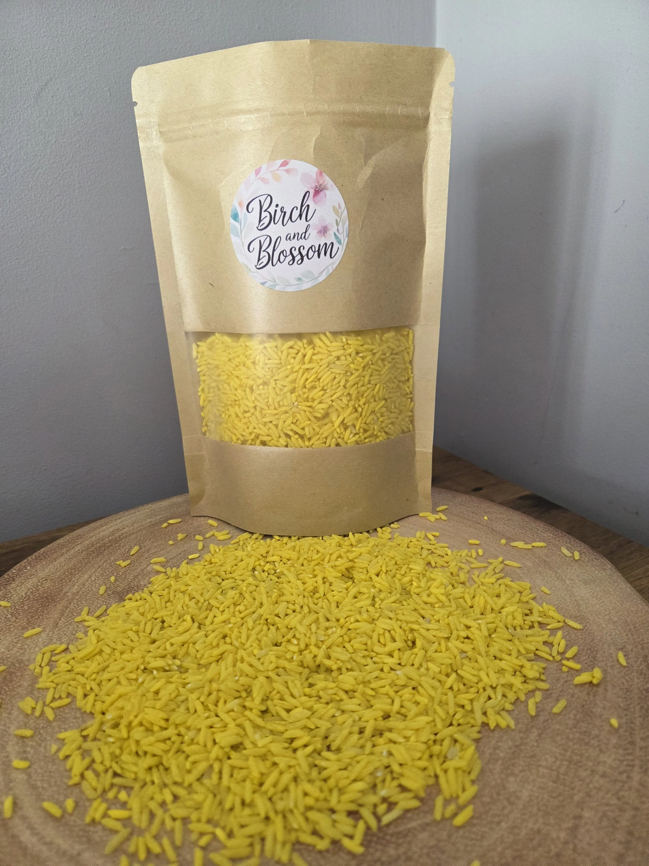Yellow Base Sensory Rice