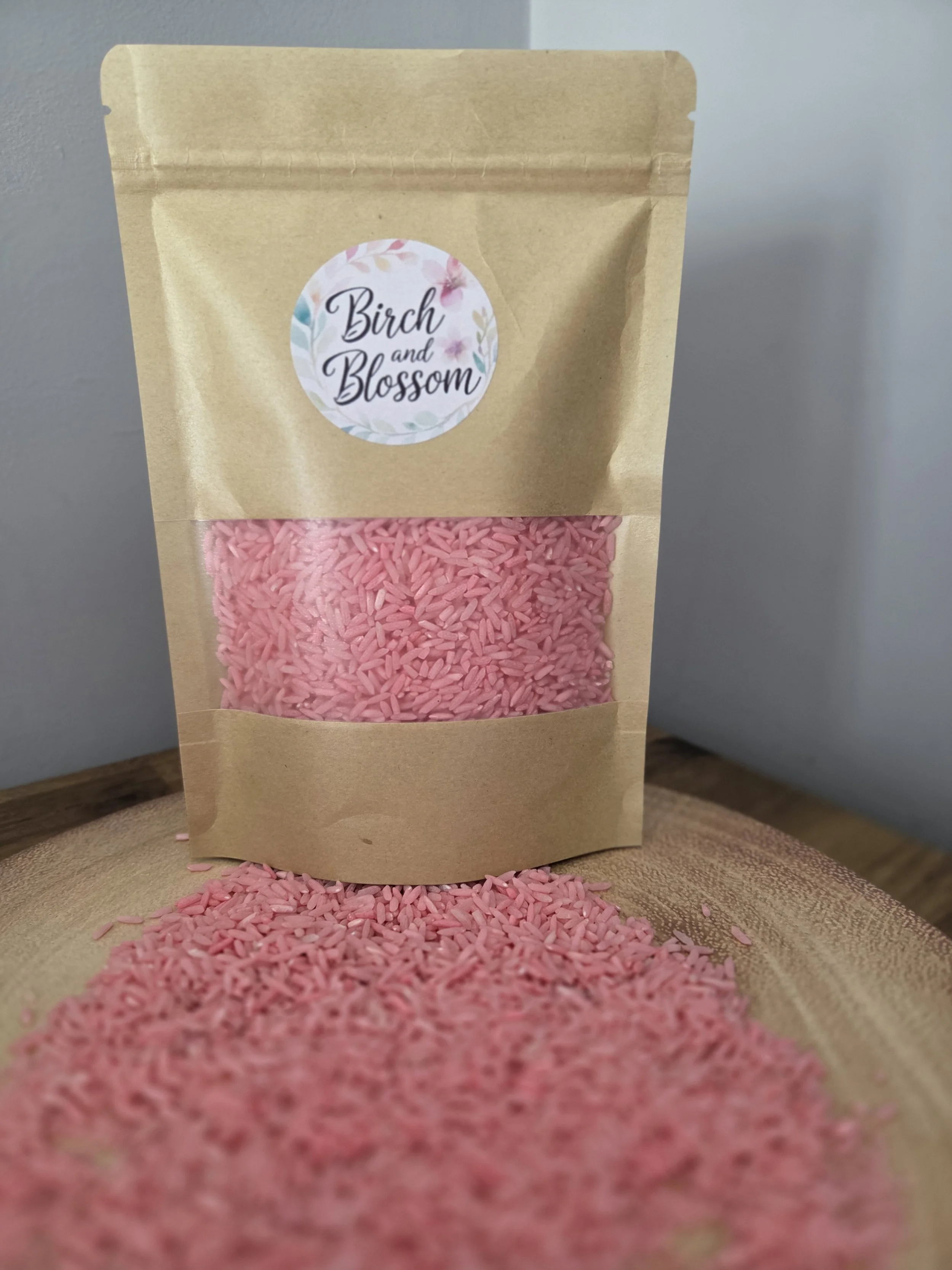 Pink Base Sensory Rice
