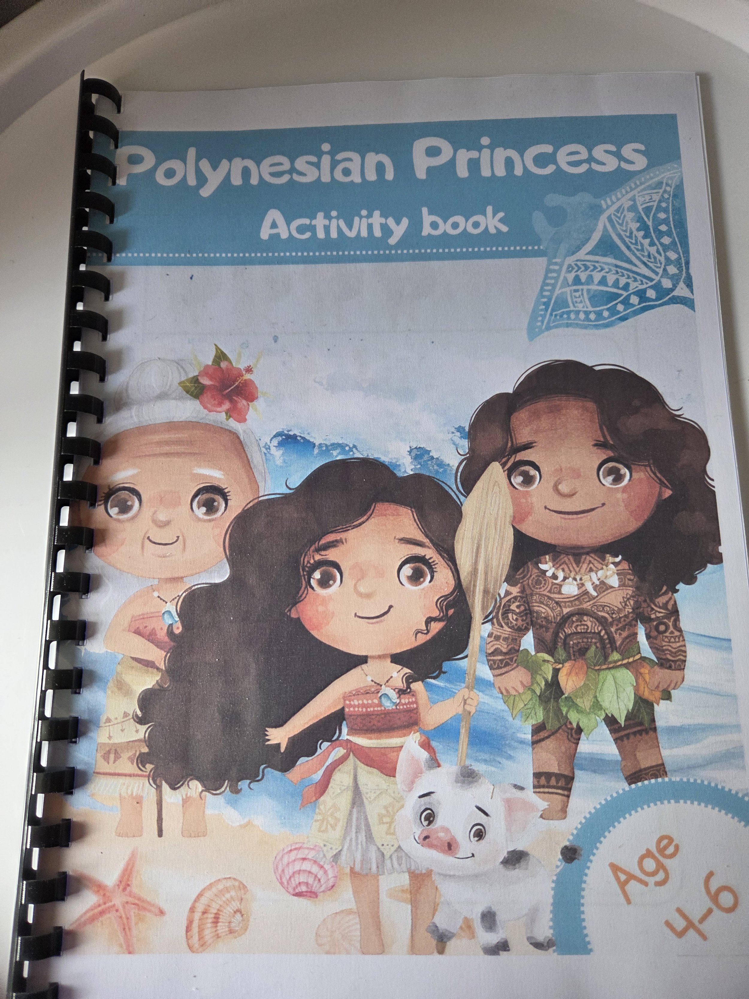 Polynesian Princess Themed Activity Pack