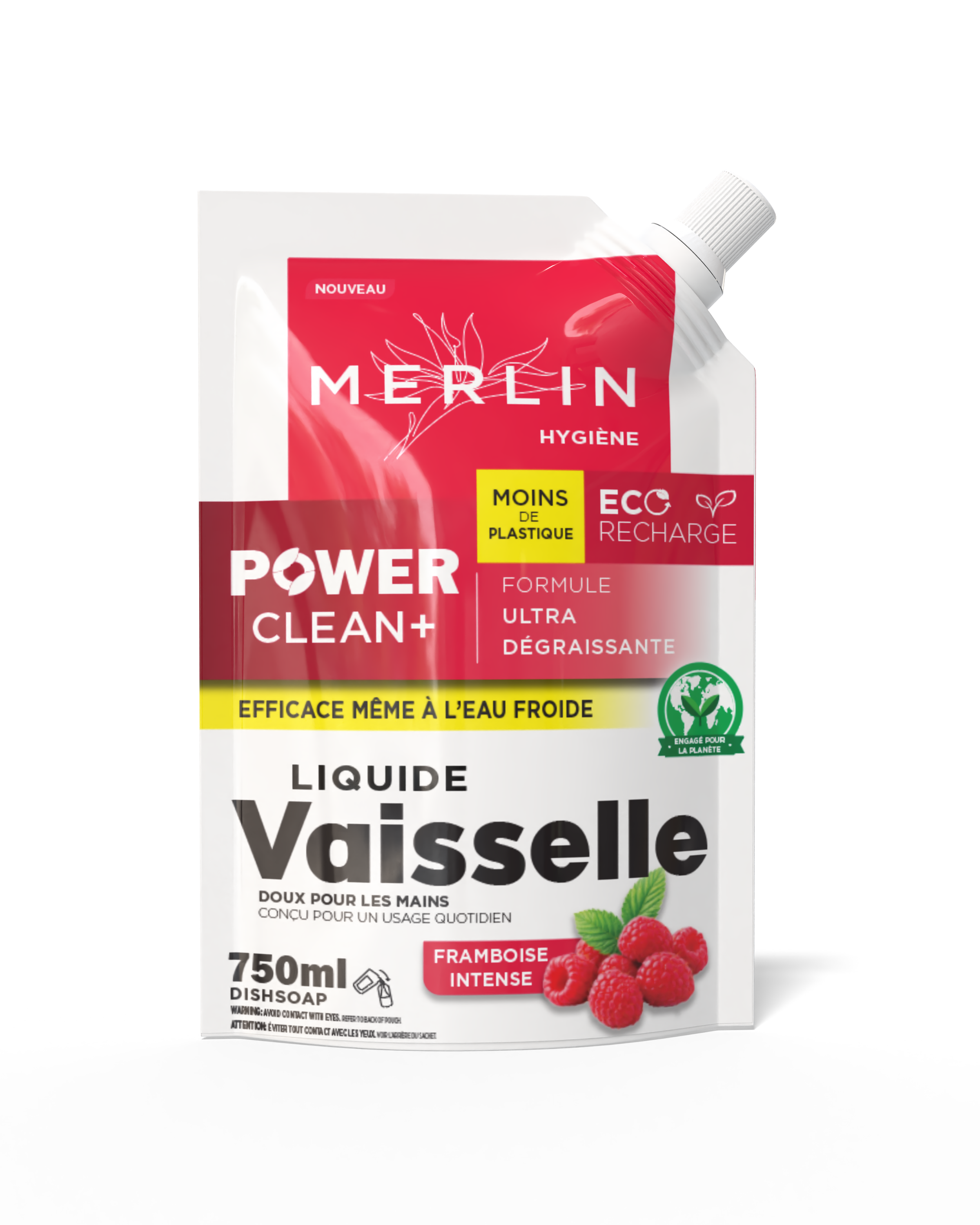 Merlin Power Clean + Dishwash / Dishsoap Refill made in Mauritius