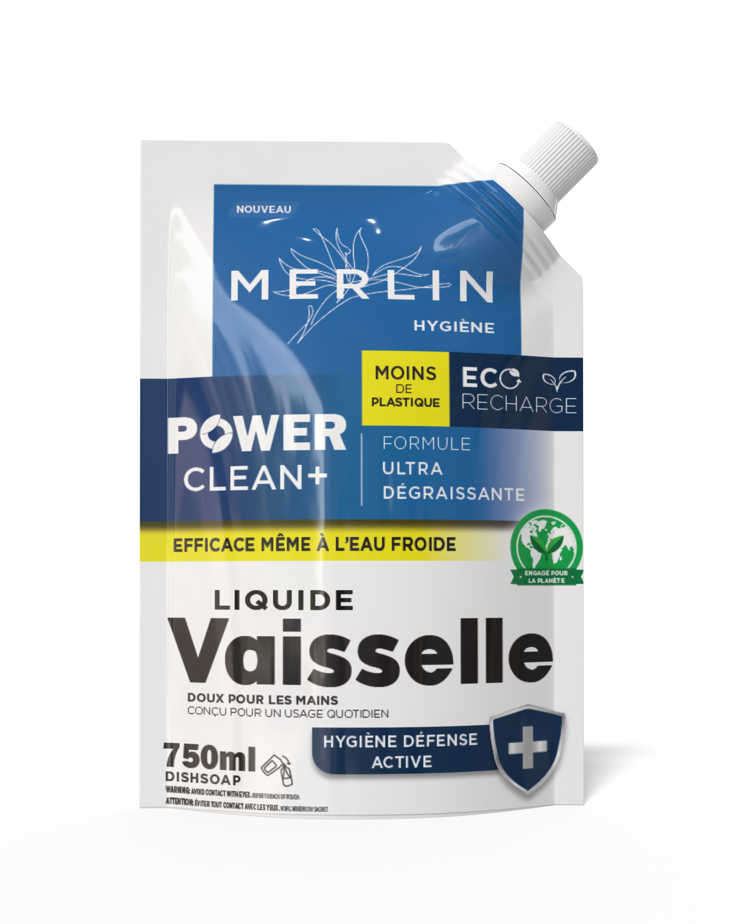 Merlin Power Clean + Dishwash / Dishsoap Refill made in Mauritius