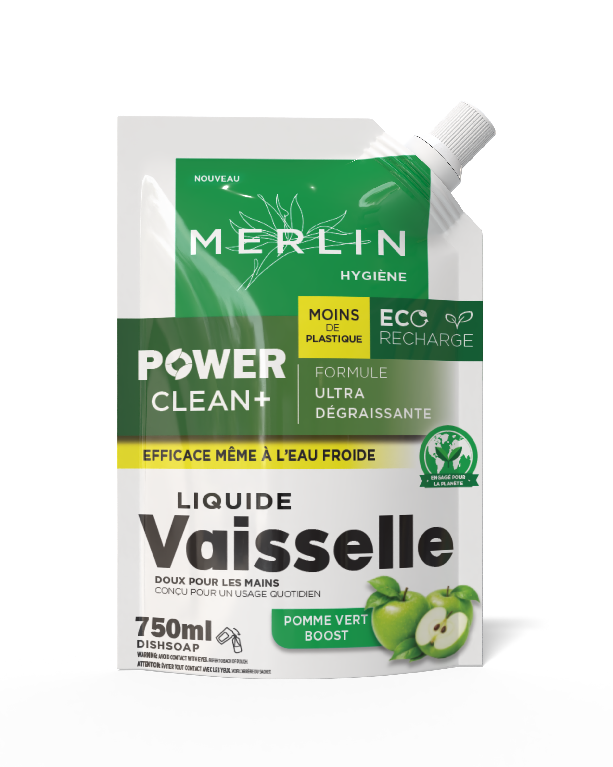 Merlin Power Clean + Dishwash / Dishsoap Refill made in Mauritius