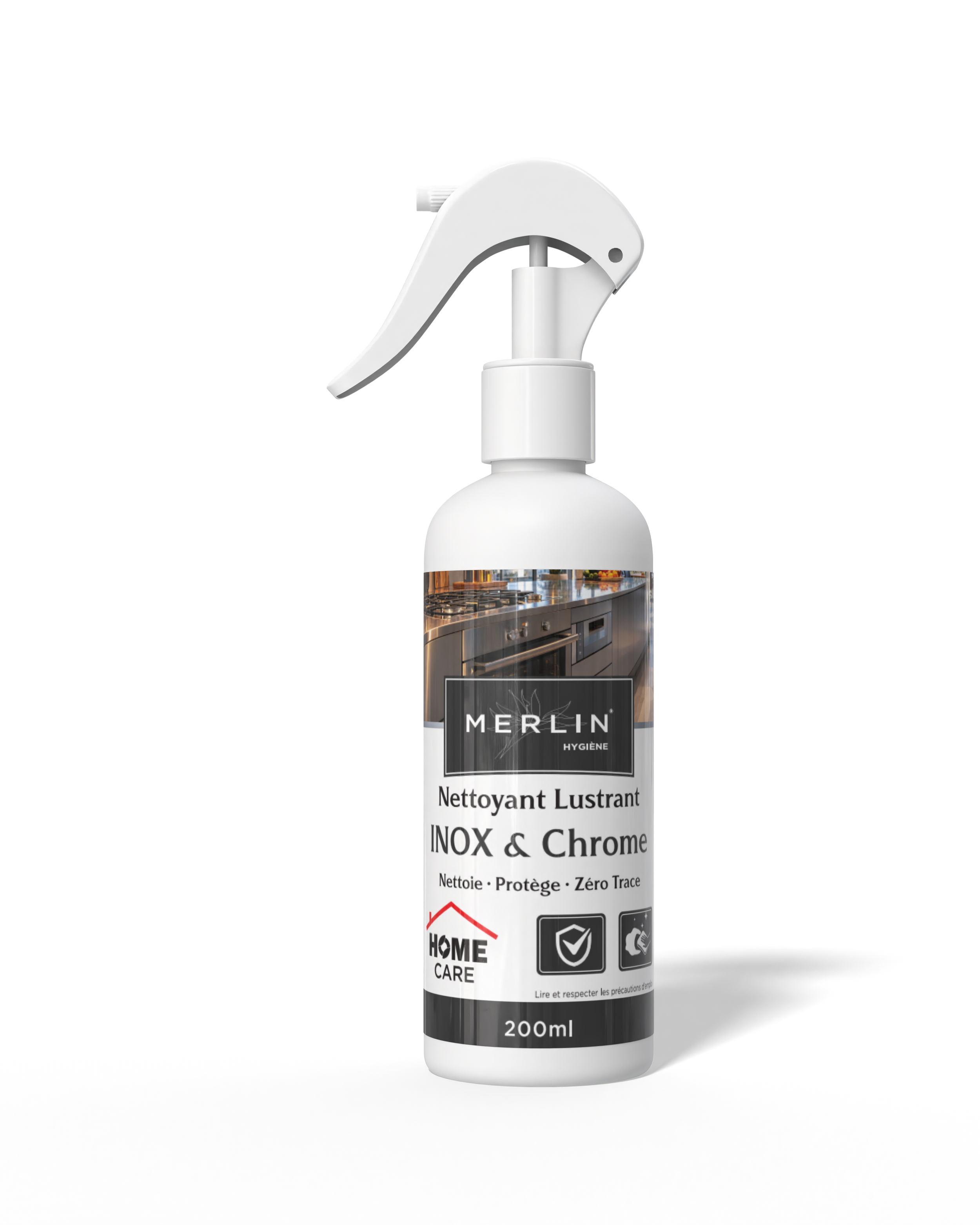 Merlin Surface Care Spray Inox&Chrome Mauritius