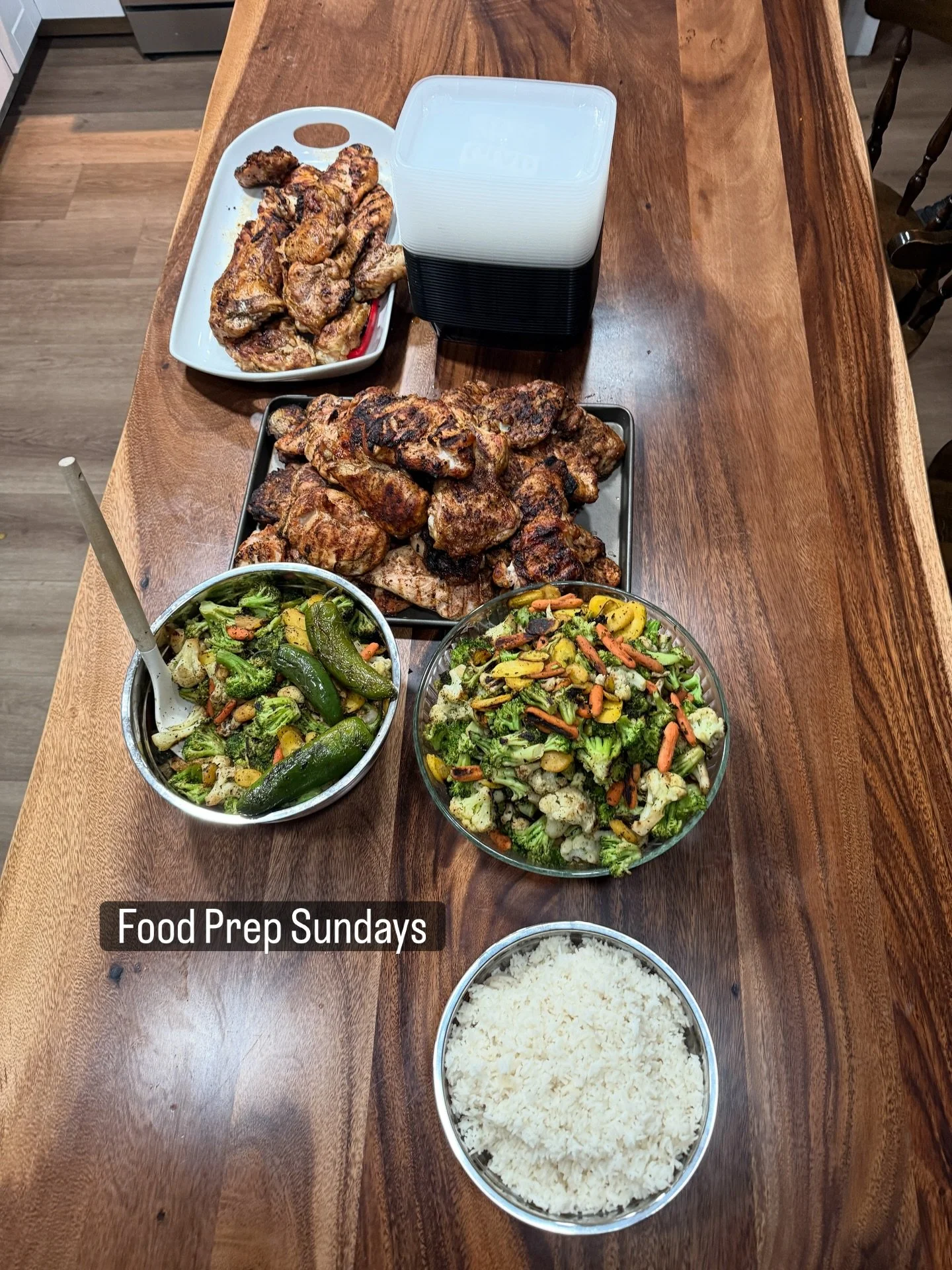 Food Prep Sundays.

More than just cooking meals.
It&rsquo;s men rebuilding structure, discipline, and community together around a table.

Every Sunday we slow down, prepare for the week ahead by providing meals prepped for the week, share stories, c