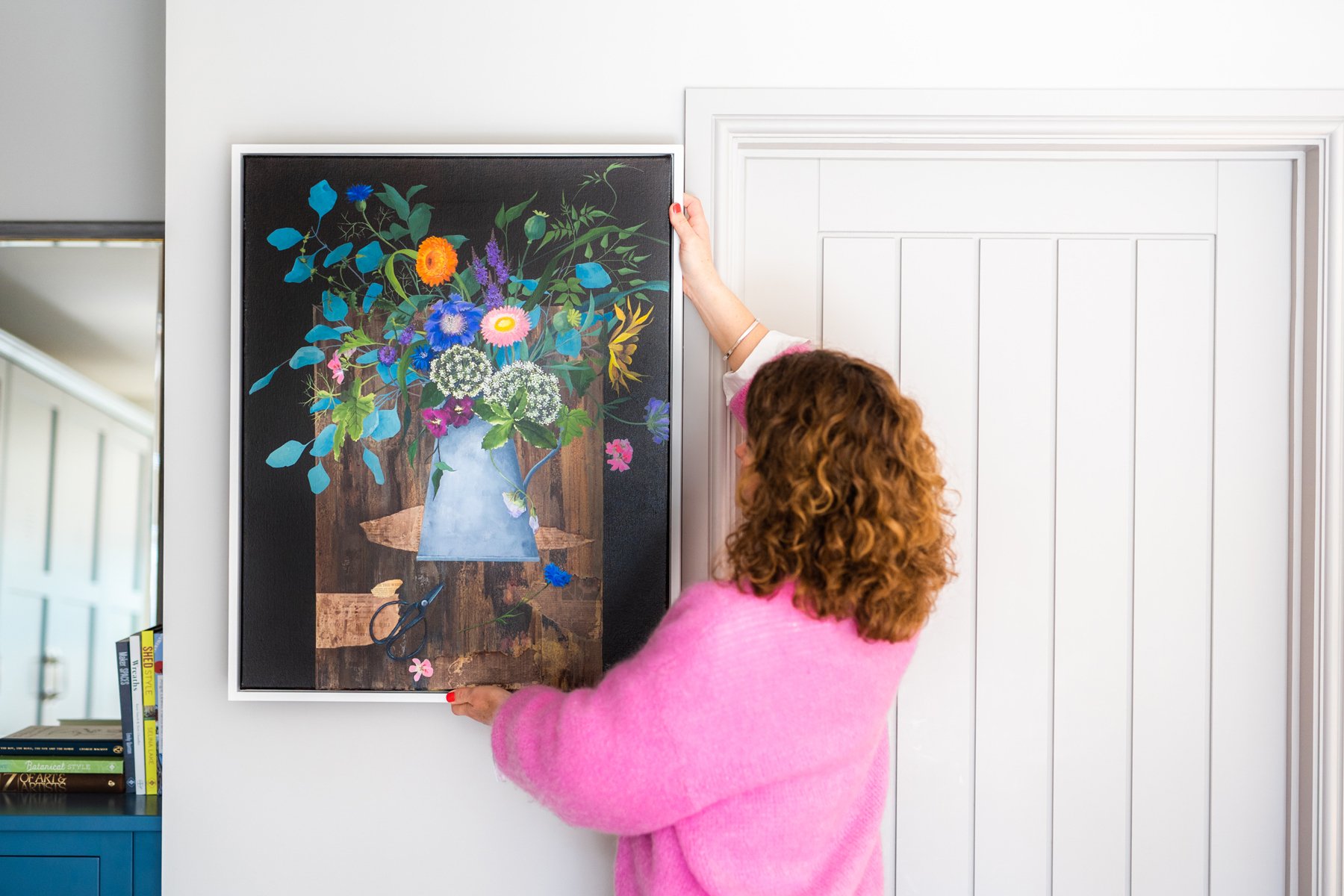Nina Jex in her home gallery near Farnham, Surrey