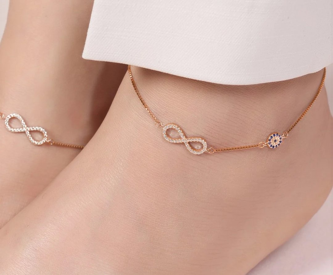 CERTIFIED 925 SILVER ANKLET $60