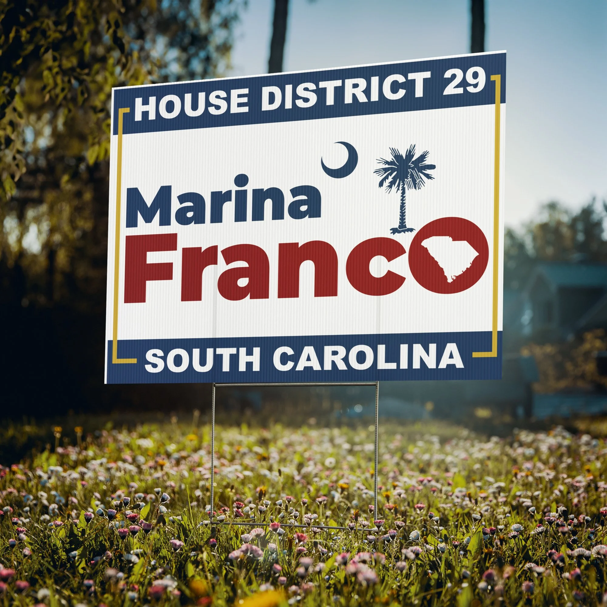 Marina Franco - Yard Sign