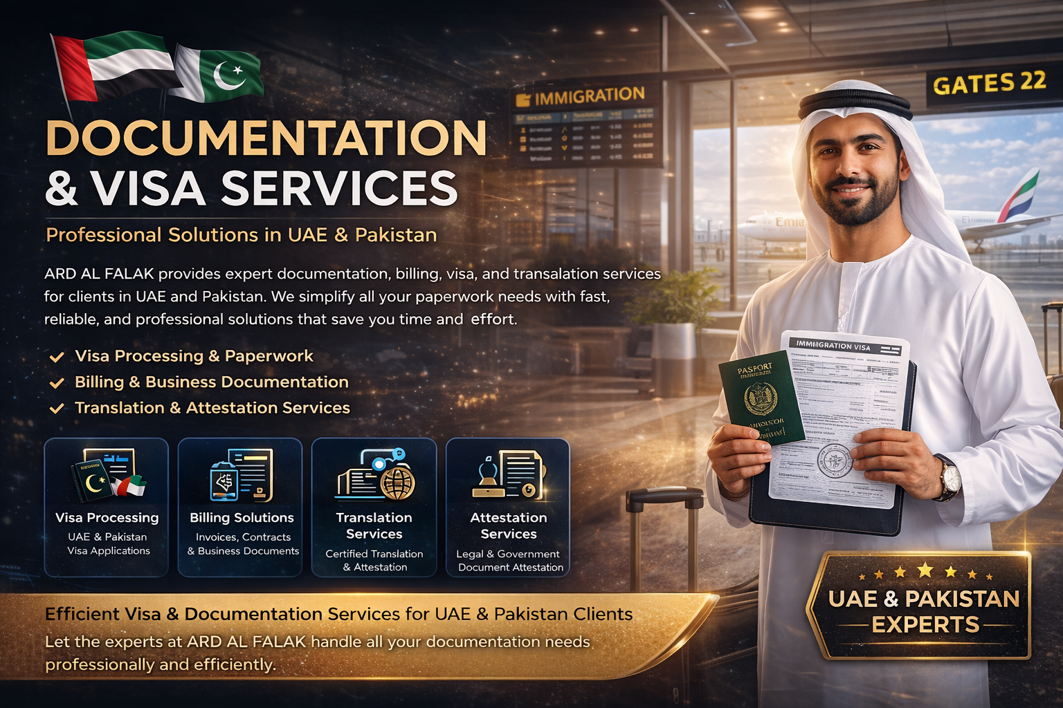 Complete Visa & Documentation Services