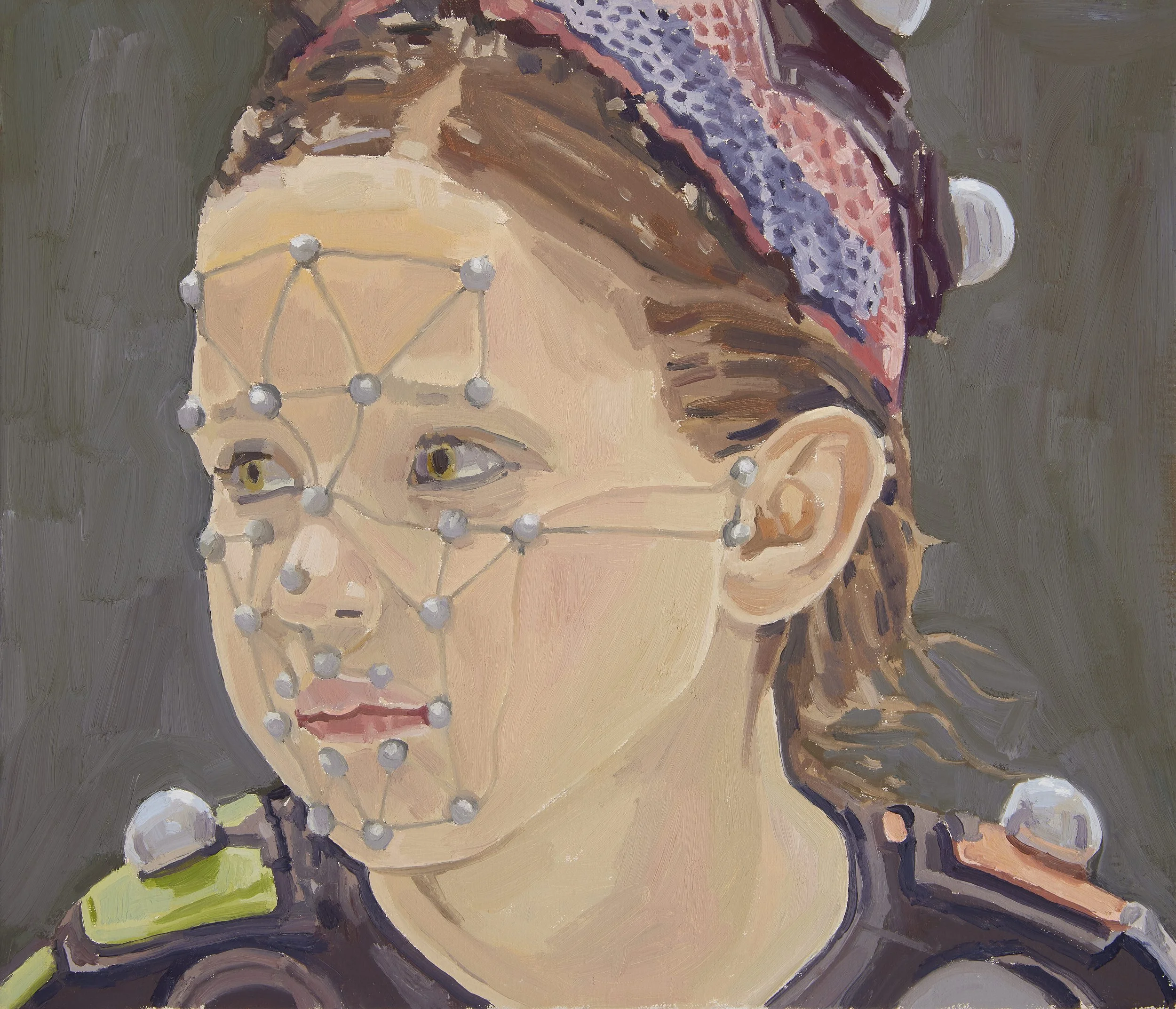 'Child Actor I' 2020, Oil on canvas, 30 x 35 cms
