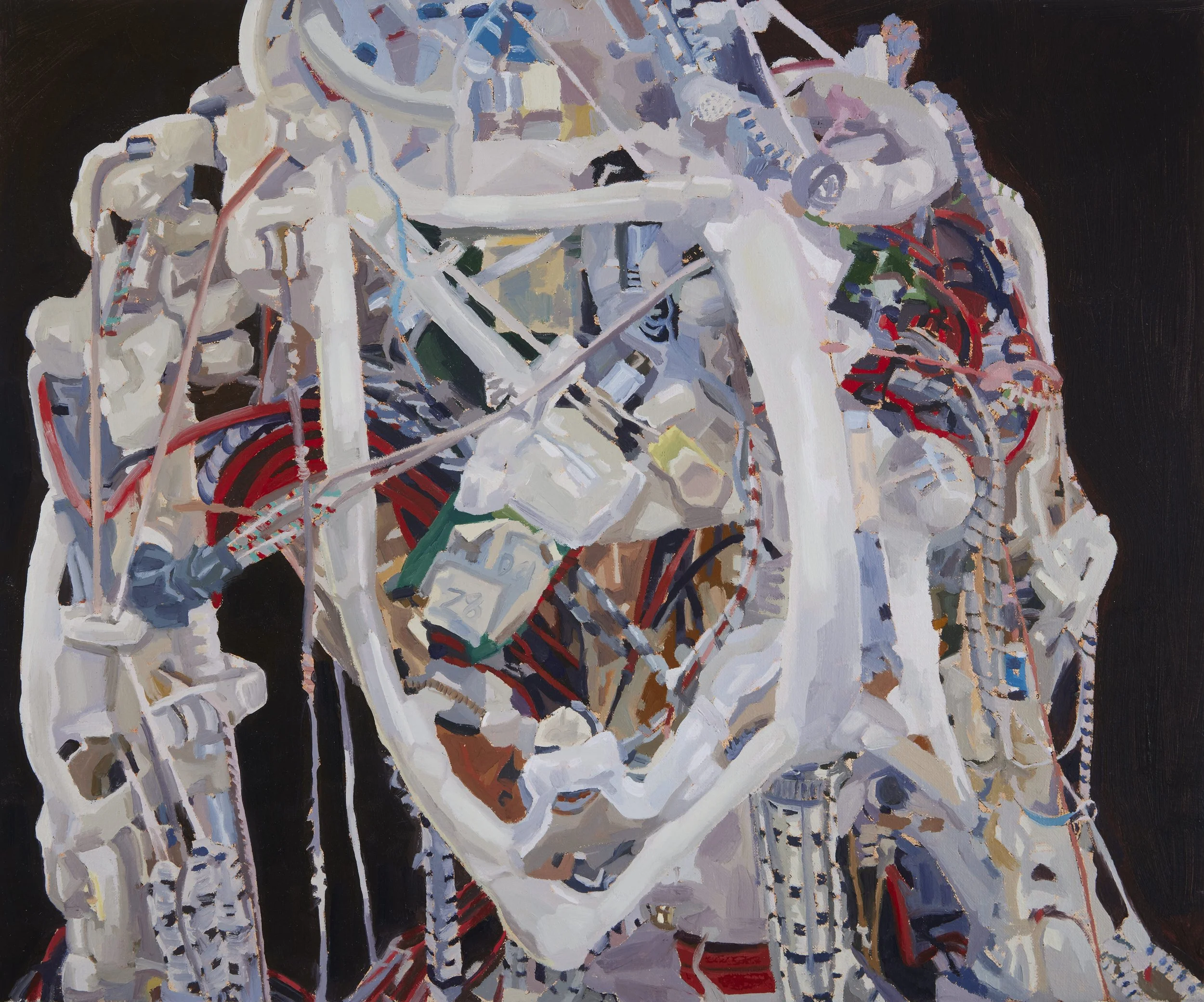 'Robot (Anthromimetic)' 2021, Oil on canvas, 34 x 41 cms
