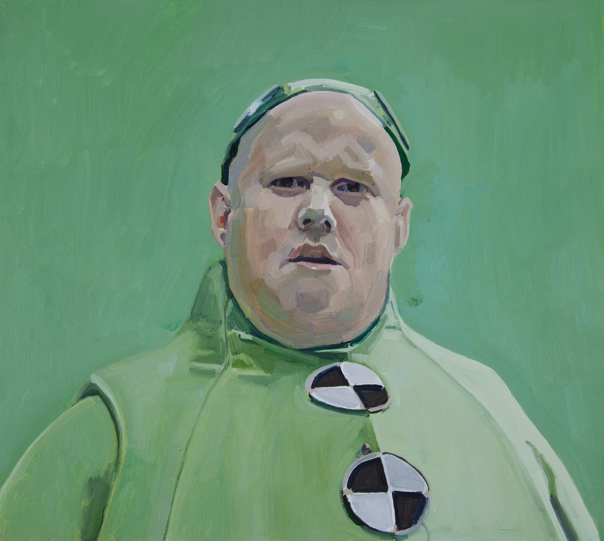 'Fool' 2023, Oil on canvas, 50 x 56 cms