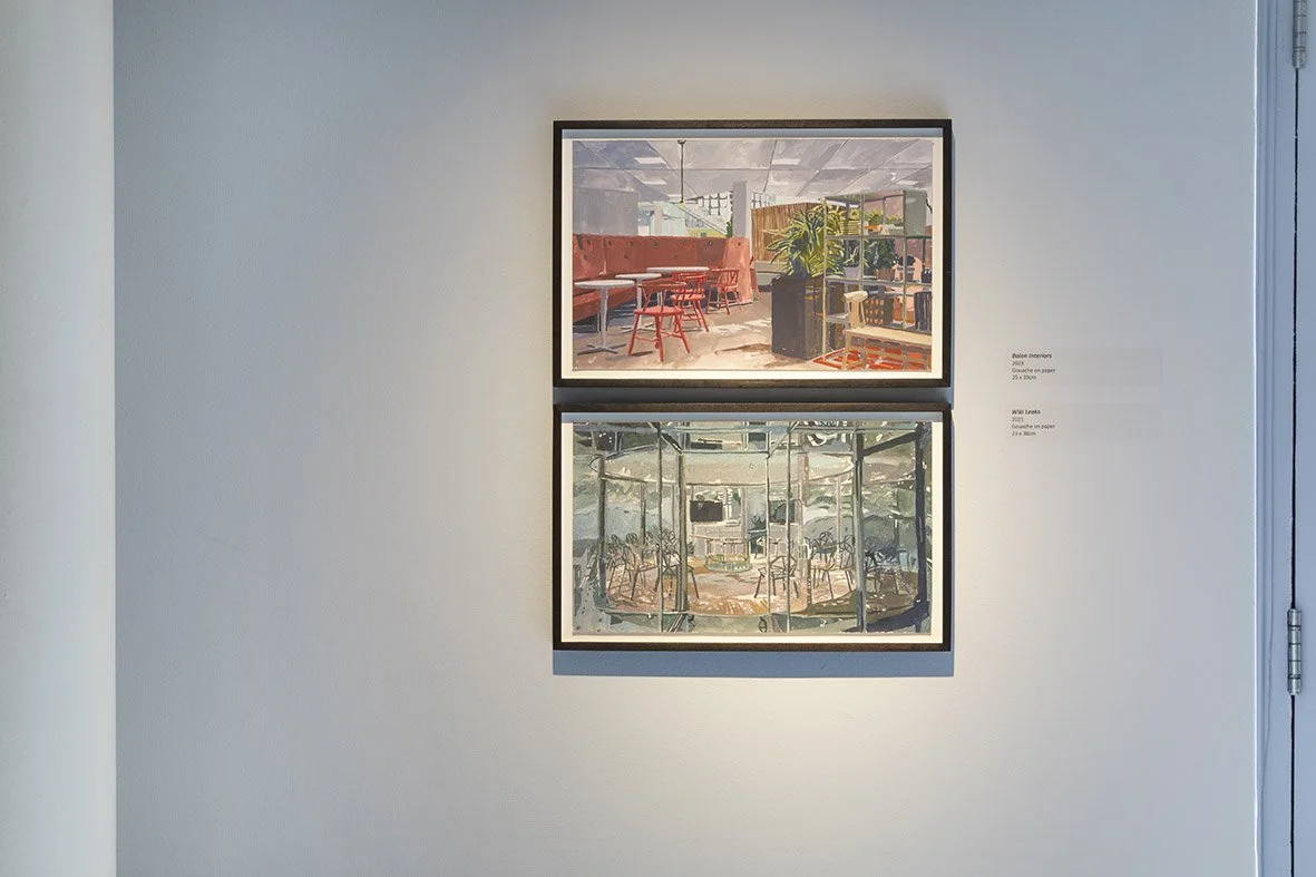 'Balon Interiors' &amp; 'Wiki-Leaks' installation view 'Empathy Lab' Highlanes Gallery Drogheda, 2024