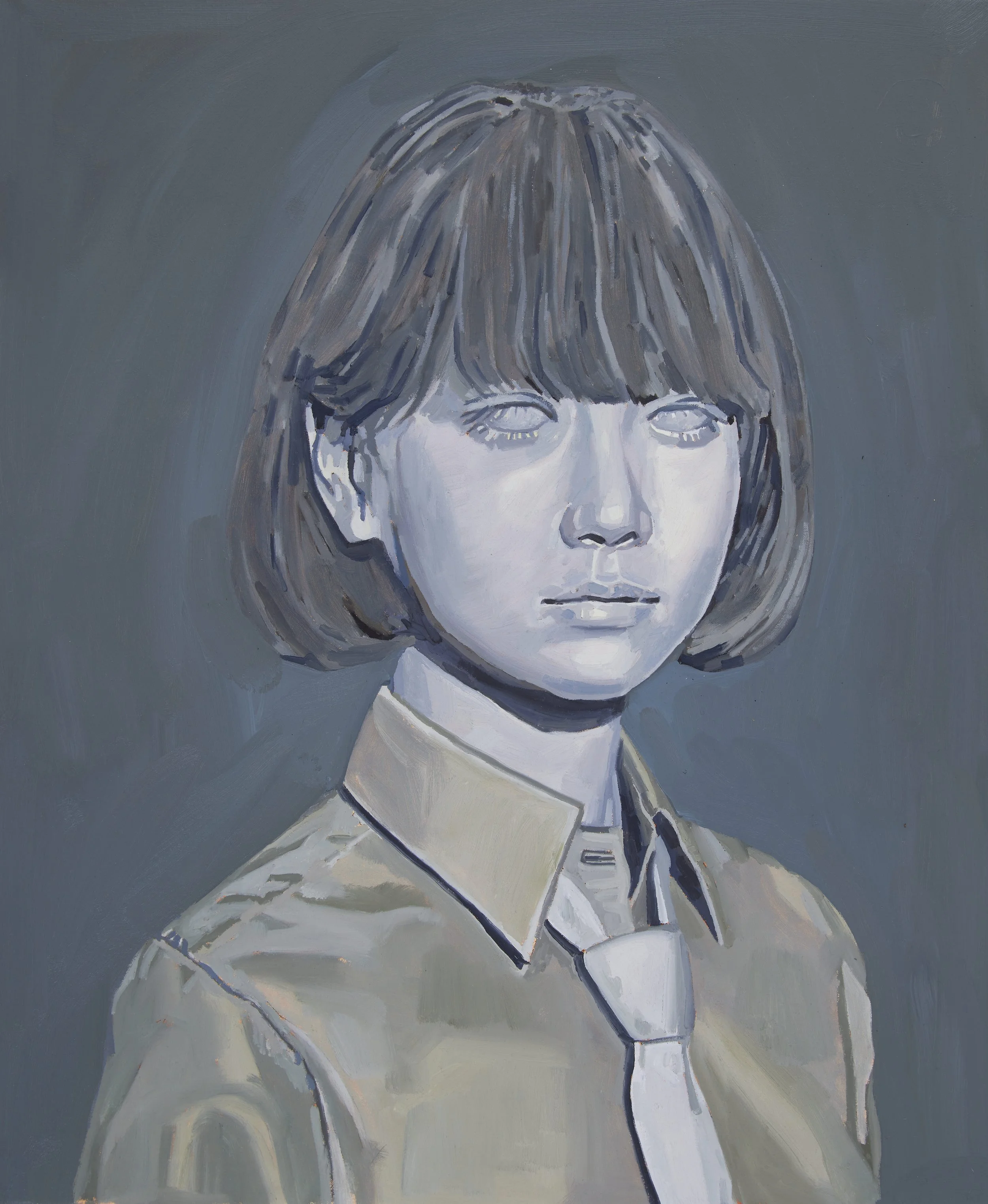 'RenderMan' 2019, Oil on canvas, 60 x 50 cms
