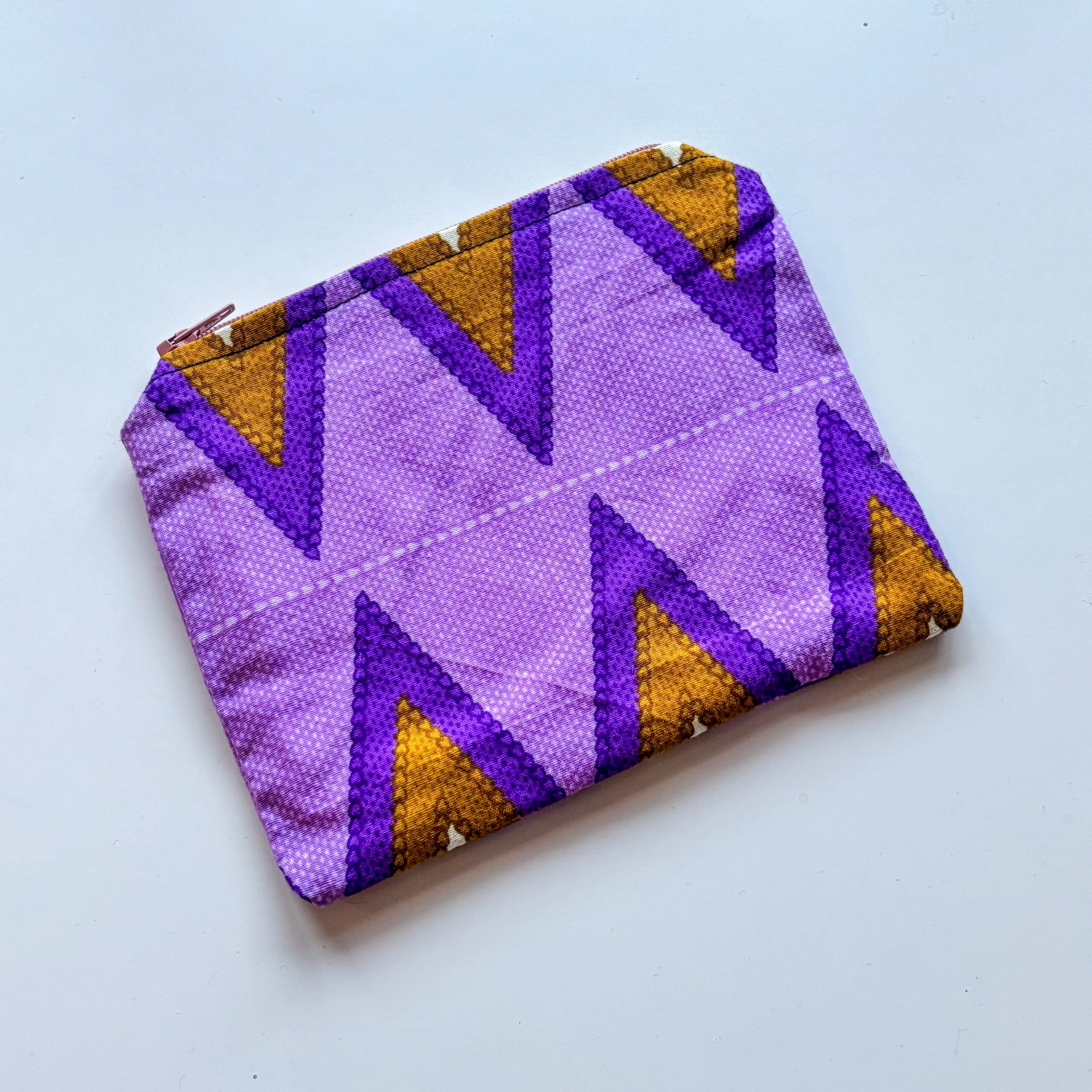 Half Pouch - Lilac Geometric