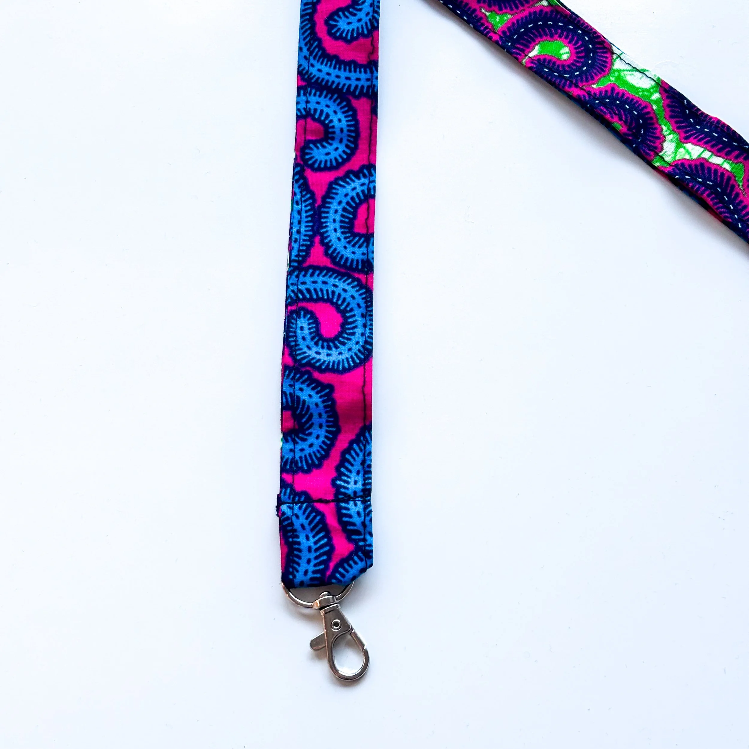 Lanyard - Blue & Pink Centipede