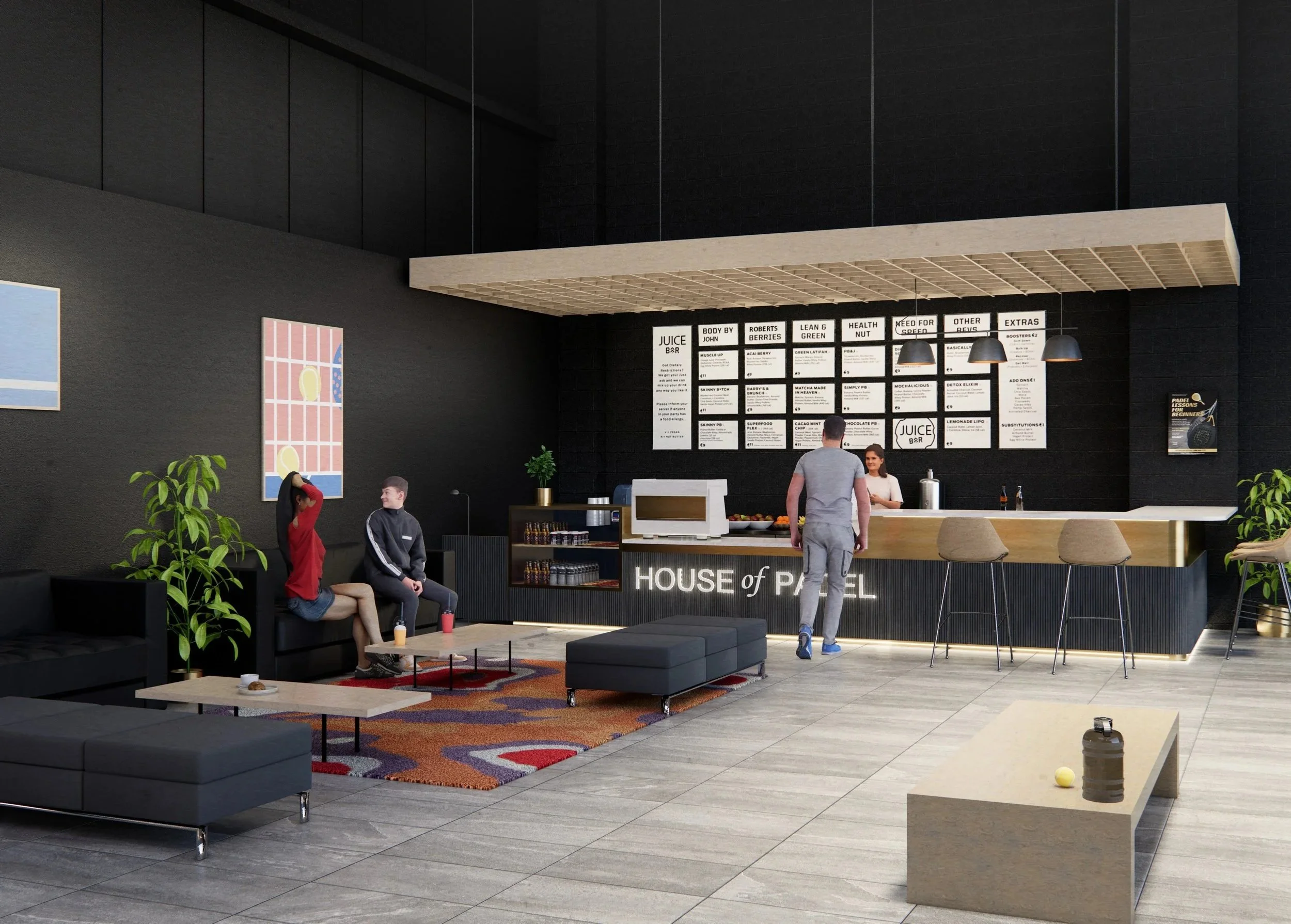 Artists Impression of Bar / Social Space