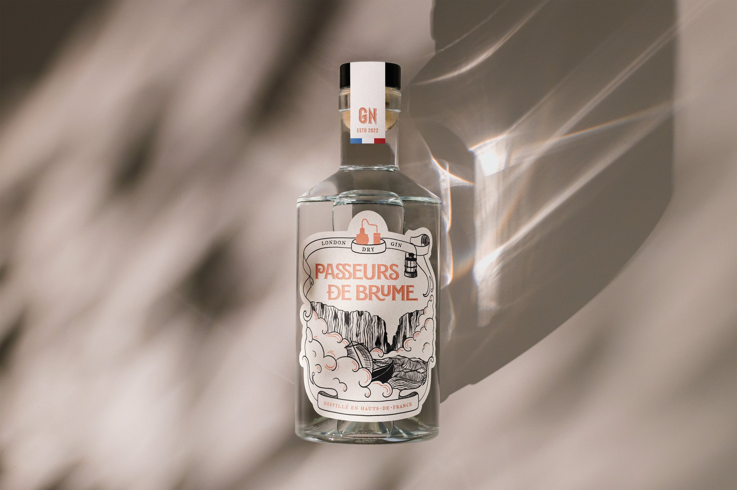 Bouteille de Gin Passeurs de brumes