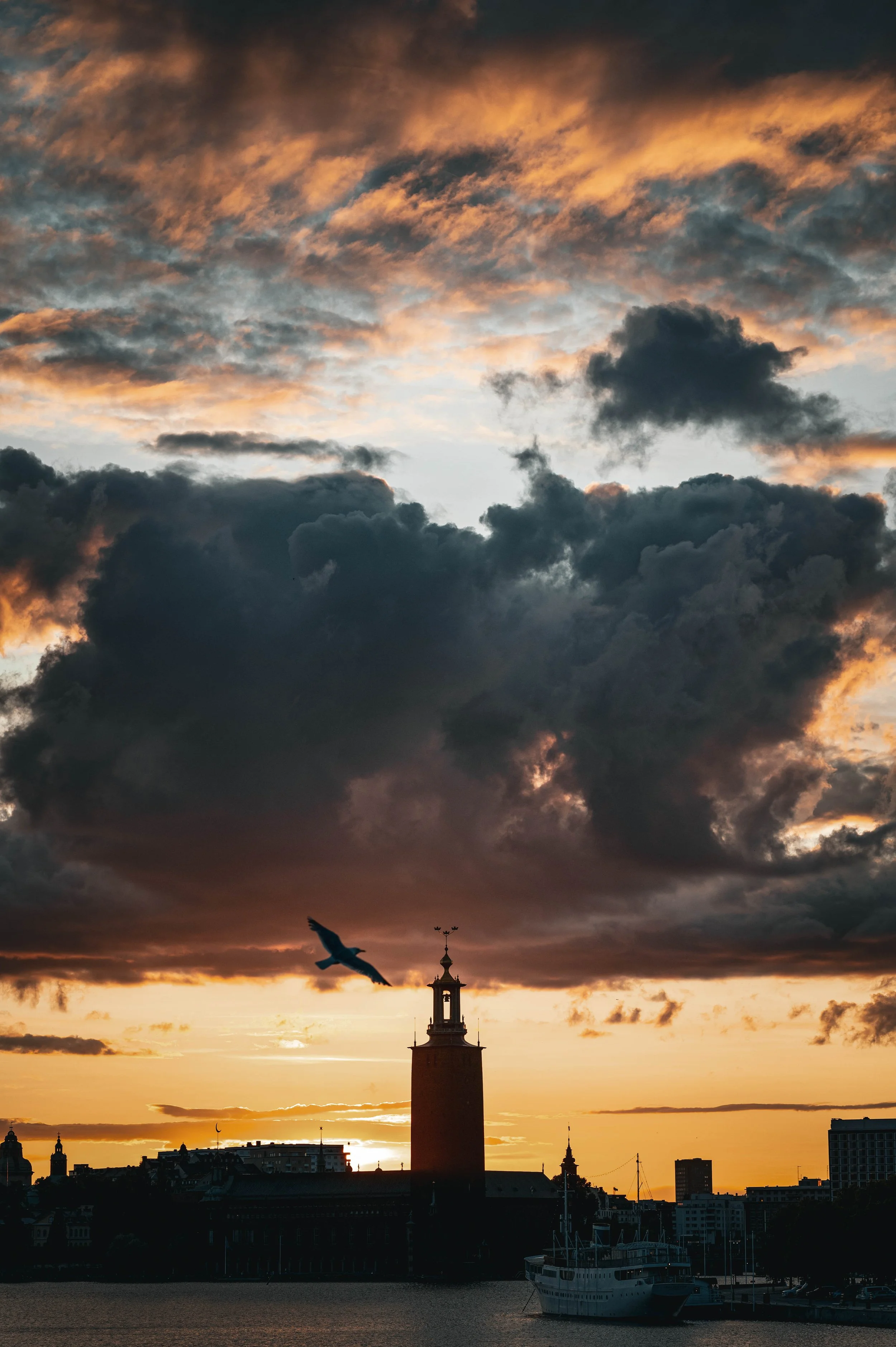 Stockholms Stadshus Sunset