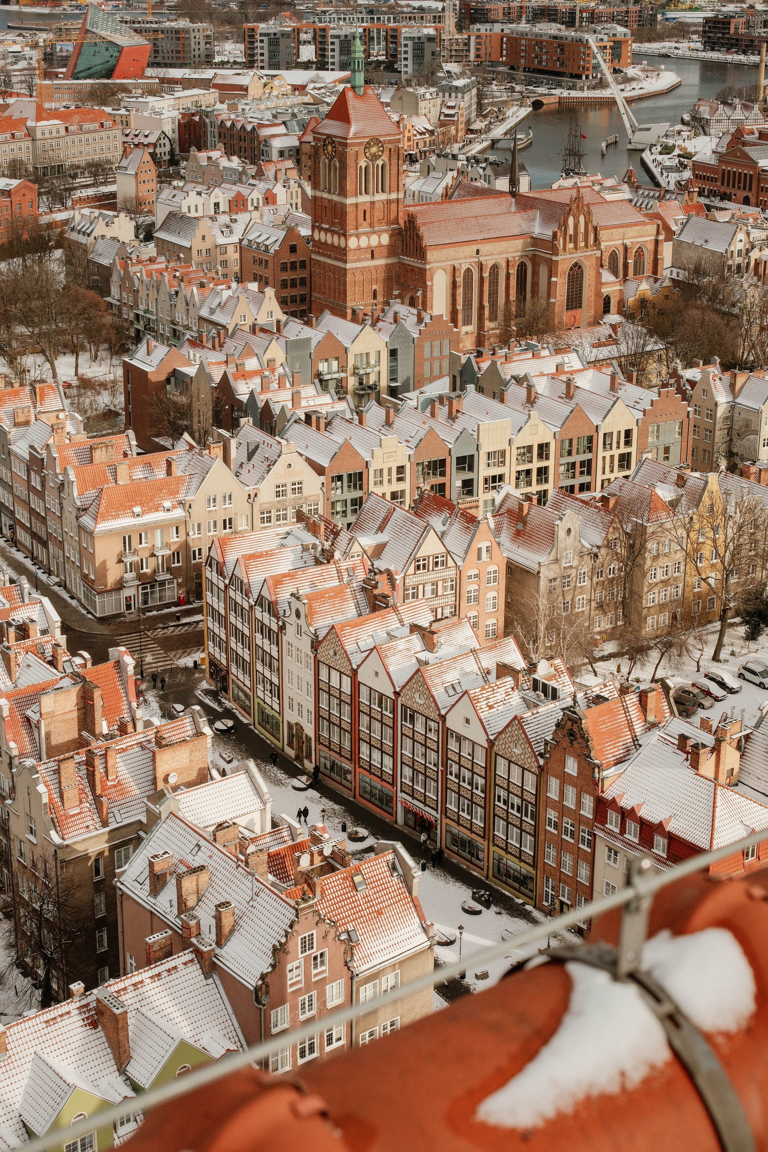 Snowy Gdańsk