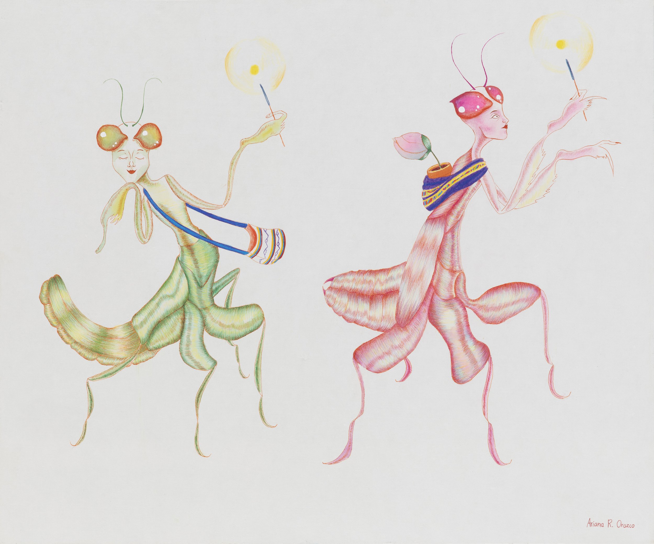 Gender Migration, mixed media on hanji, 61x73cm