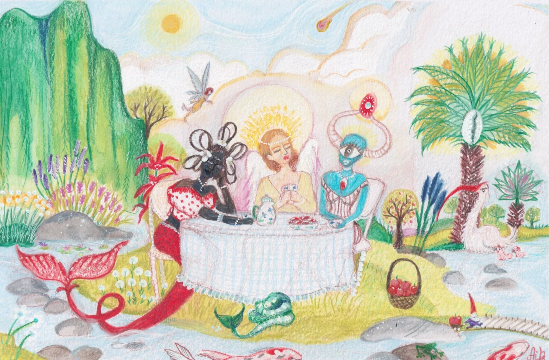 Celestial Tea

2026
Colored pencil + markers on paper
21 x 29,7 cm
Original artwork