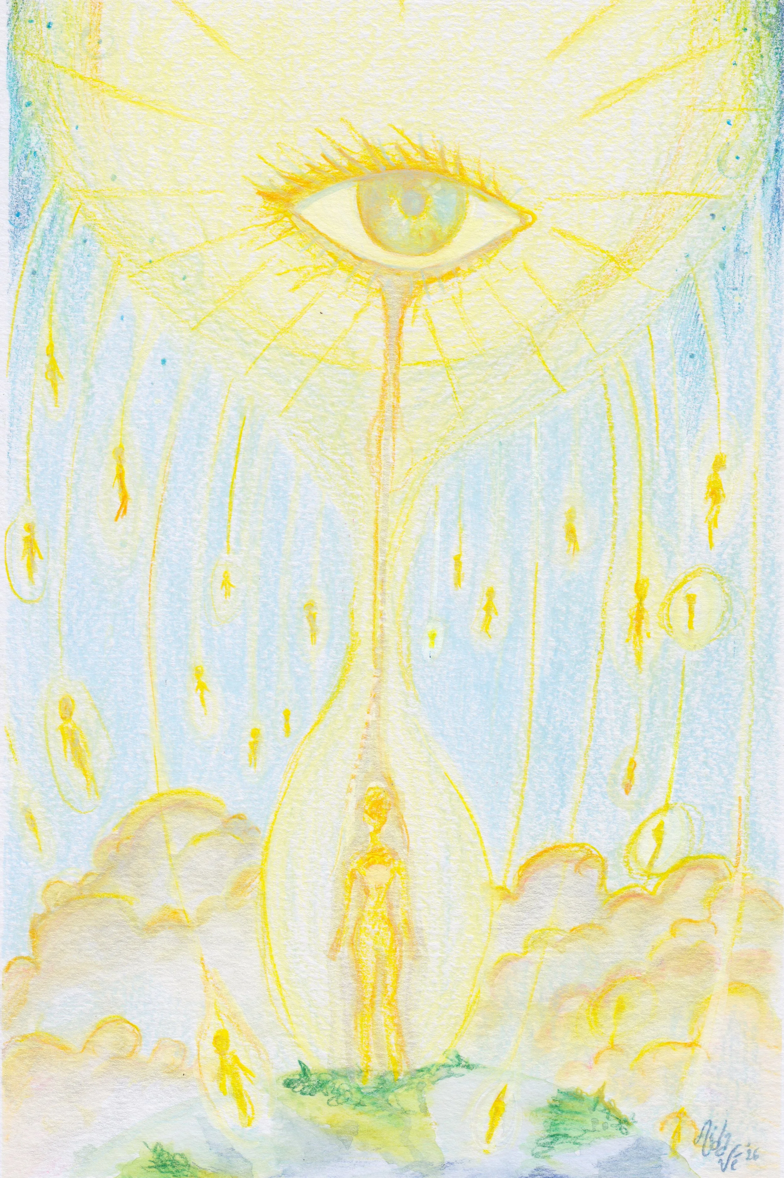 Becoming
'26

Colored pencil & watercolour on paper
21 x 29,7 cm
Original artwork