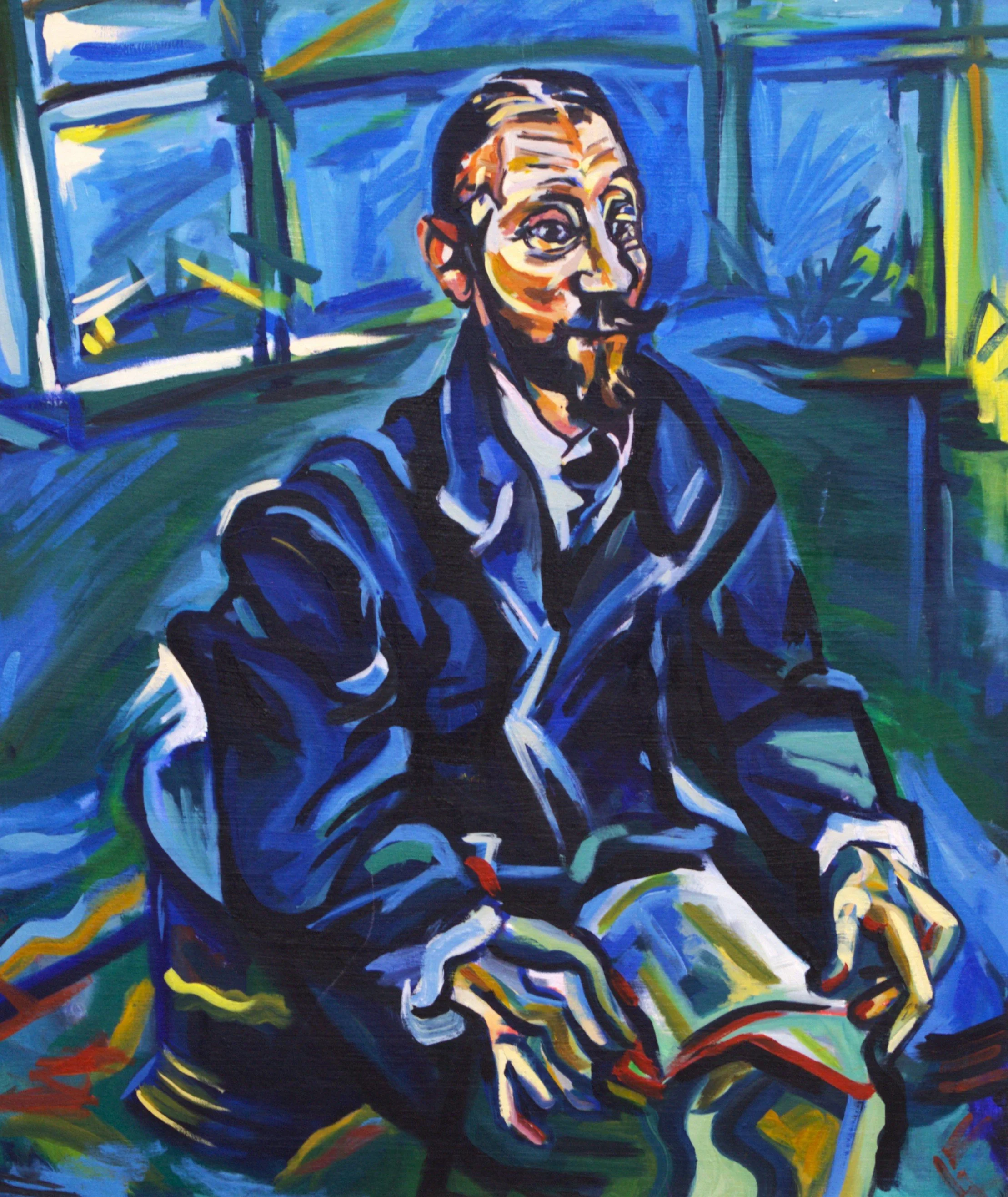 Study of Oskar Kokoschka's 'Franz Hauer'
Oil on Canvas
2020