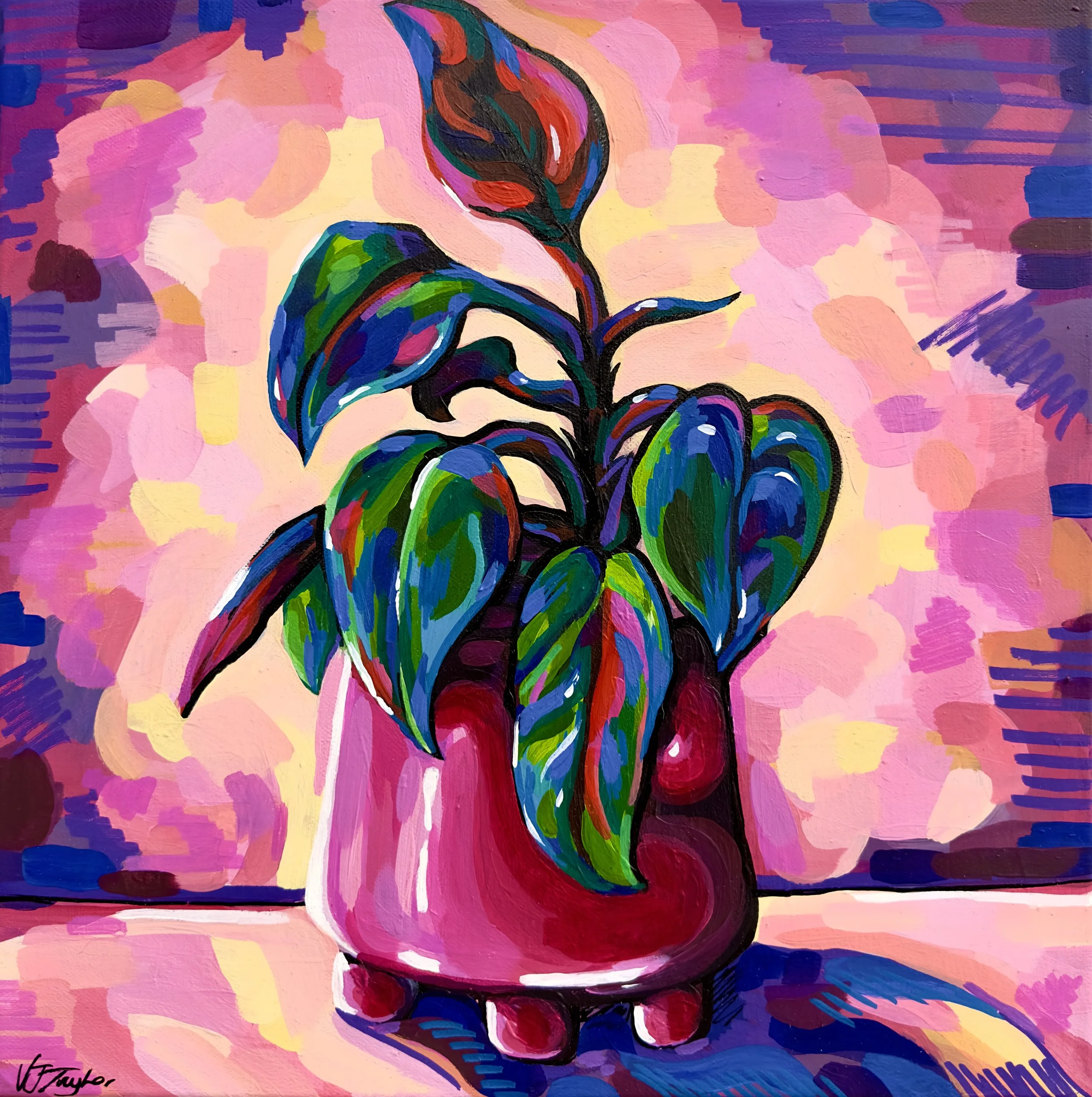 Pink Princess
Acrylic on Canvas 
2026