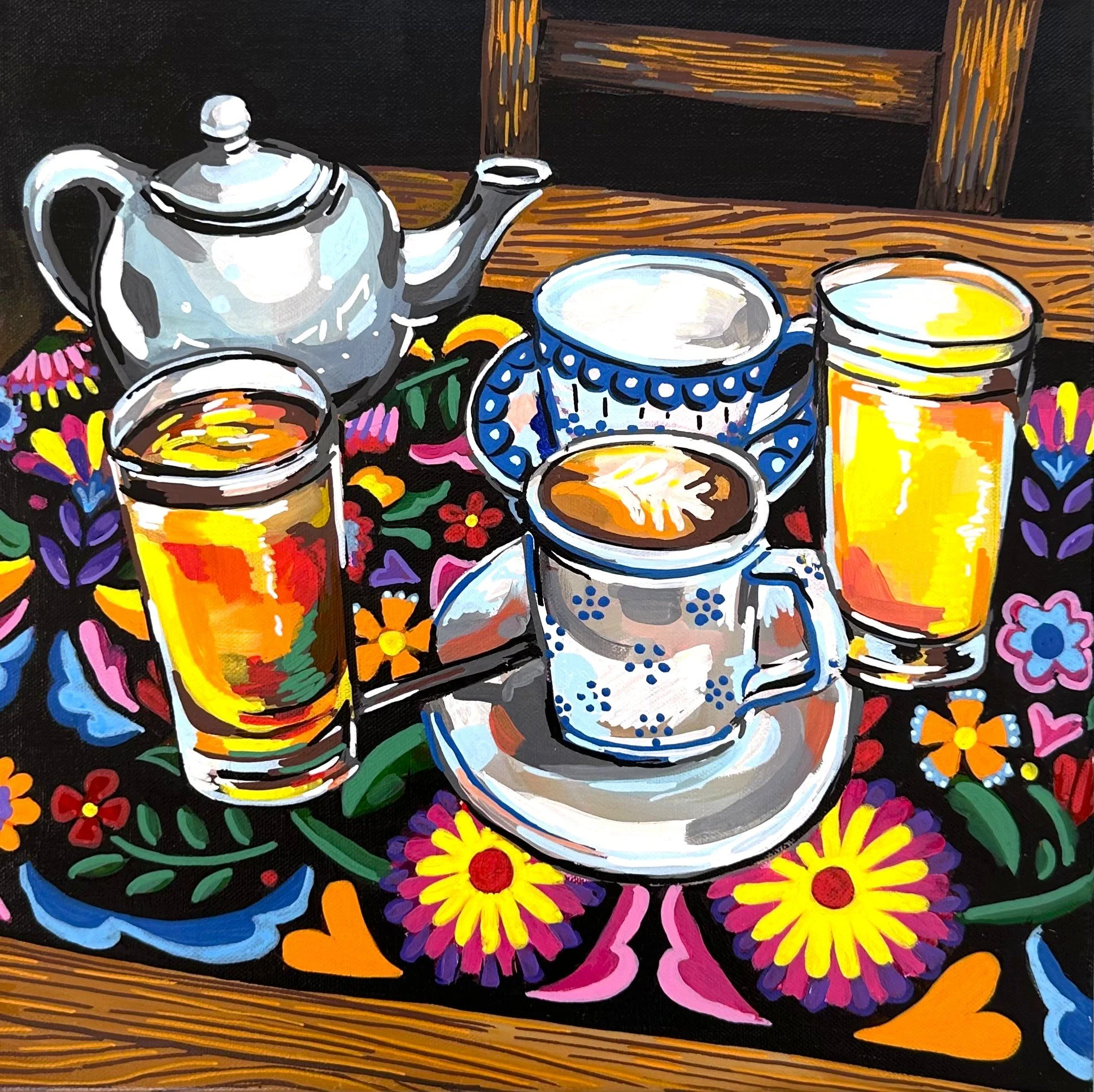 Coffee Top
Acrylic on Canvas
2025