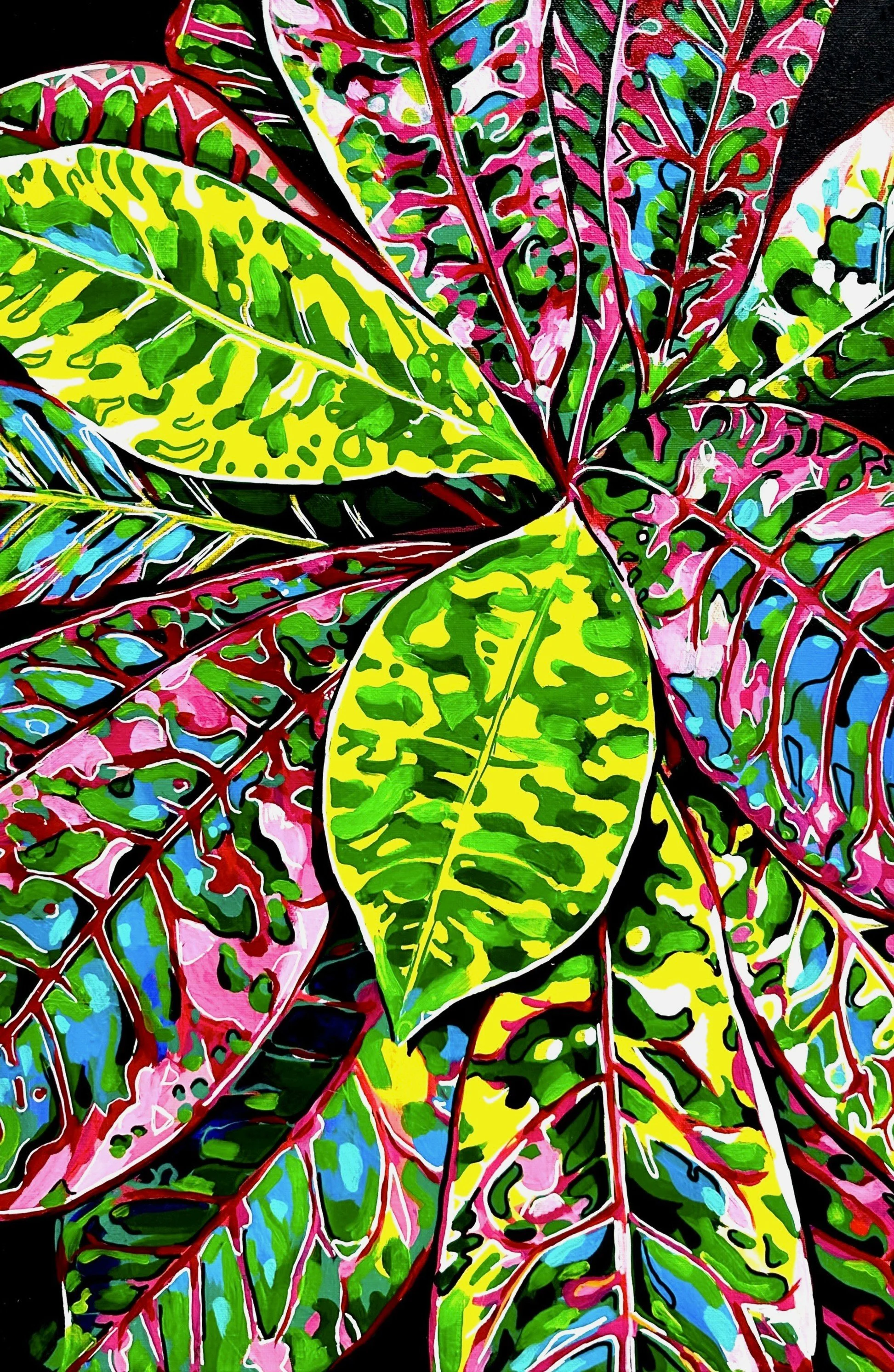 Botanicals I
Acrylic on Canvas
2025