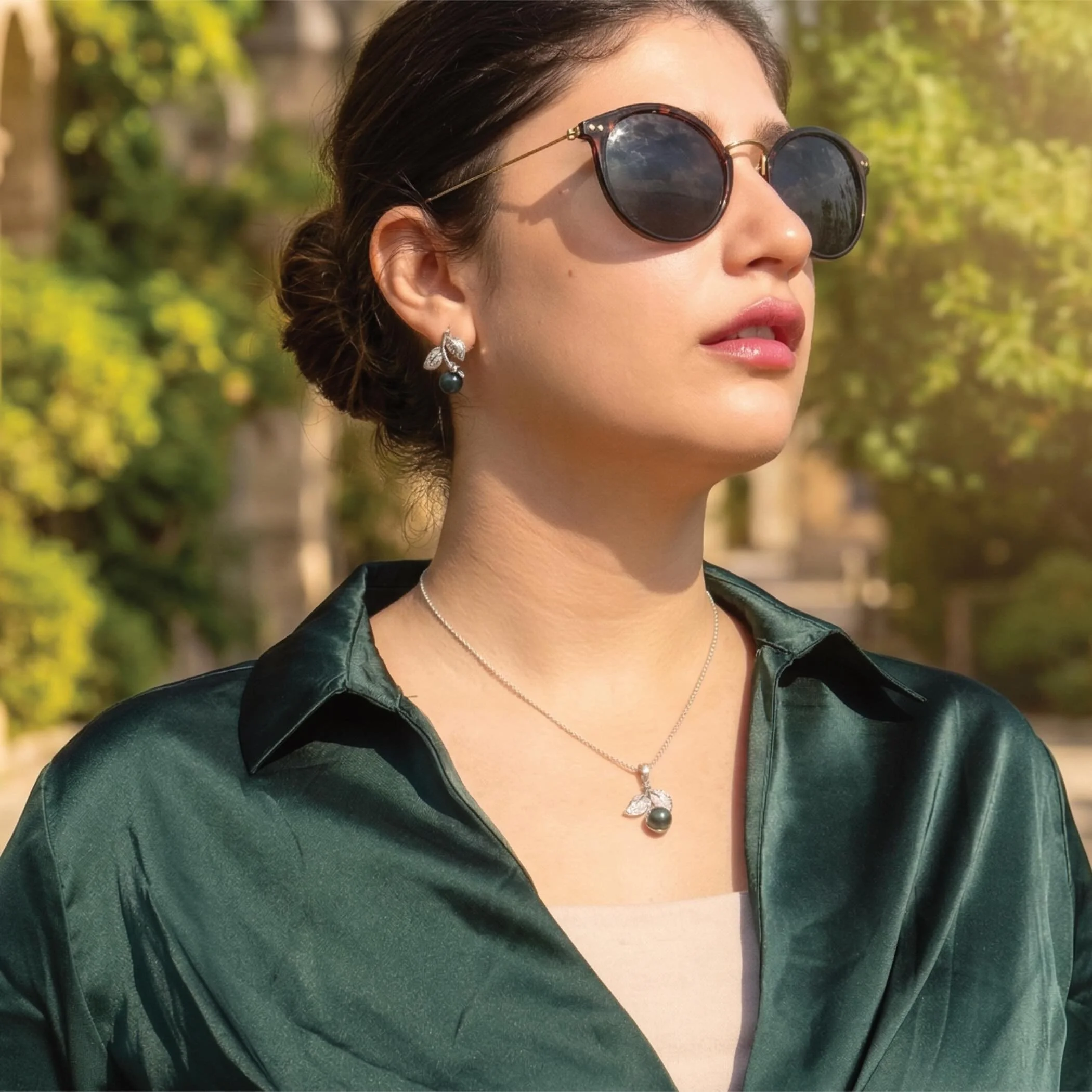 The Blueberry set 🫐 

#jewellry #dominicanrepublic #madeinitaly #amber #dominicanamber