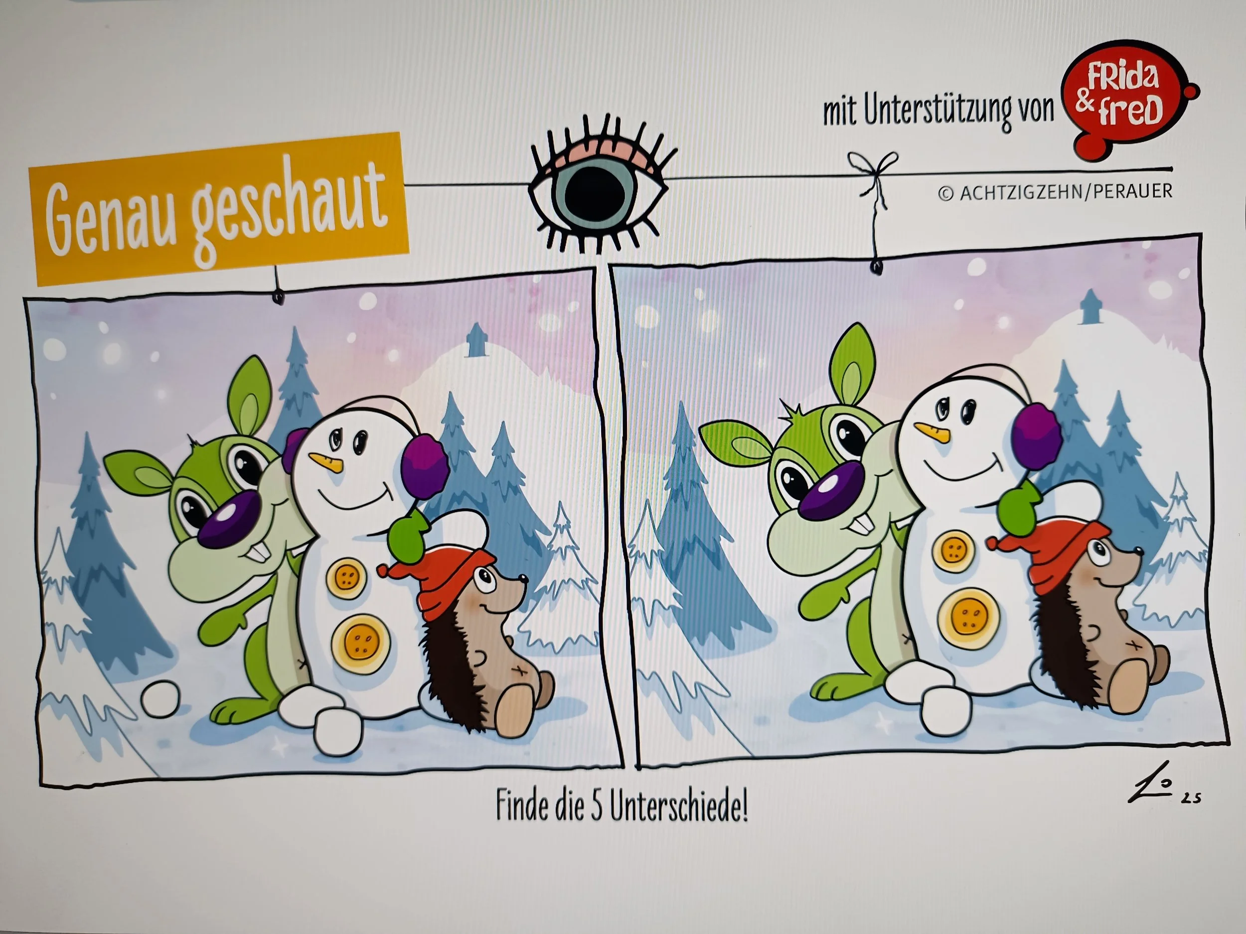 ILLUSTRATION HANSI / Suchbilder Zeitung / © achtzigzehn, Jennifer Perauer
