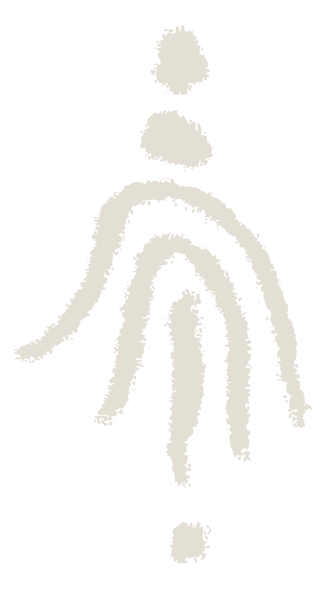 An abstract outline icon with a starburst