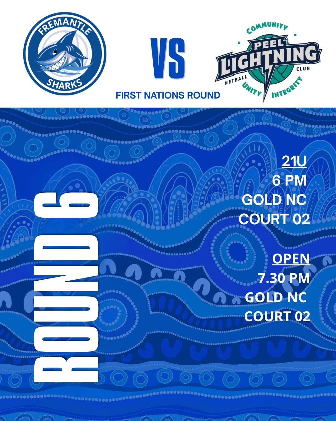 First Nations Round 🖤💛❤️⁠
⁠
On Wednesday, 27 May, the Fremantle Sharks proudly acknowledge and celebrate First Nations Round.⁠
⁠
This round is an opportunity to honour Aboriginal and Torres Strait Islander peoples, cultures, histories and ongoing c