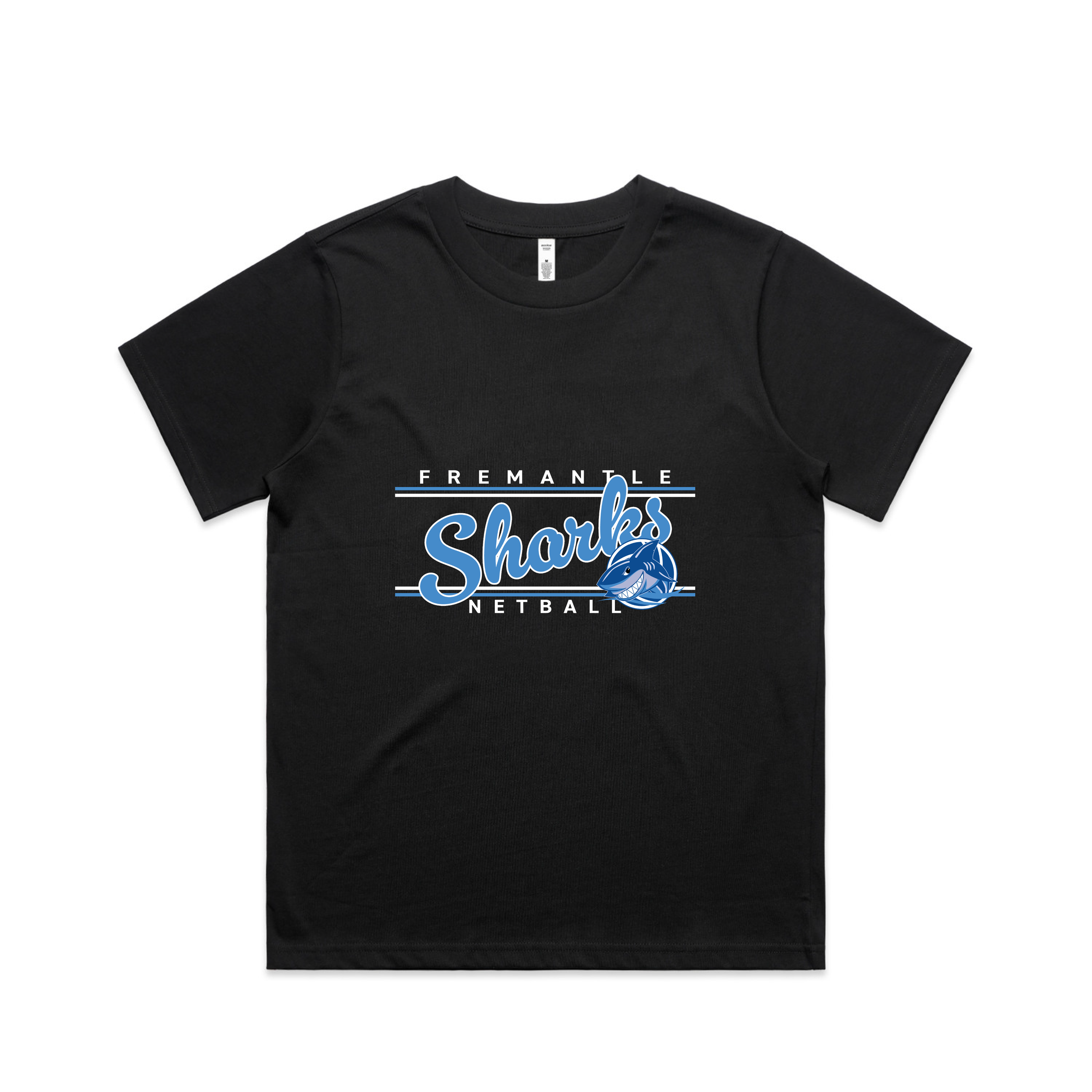 Fremantle Sharks Classic Black Tee