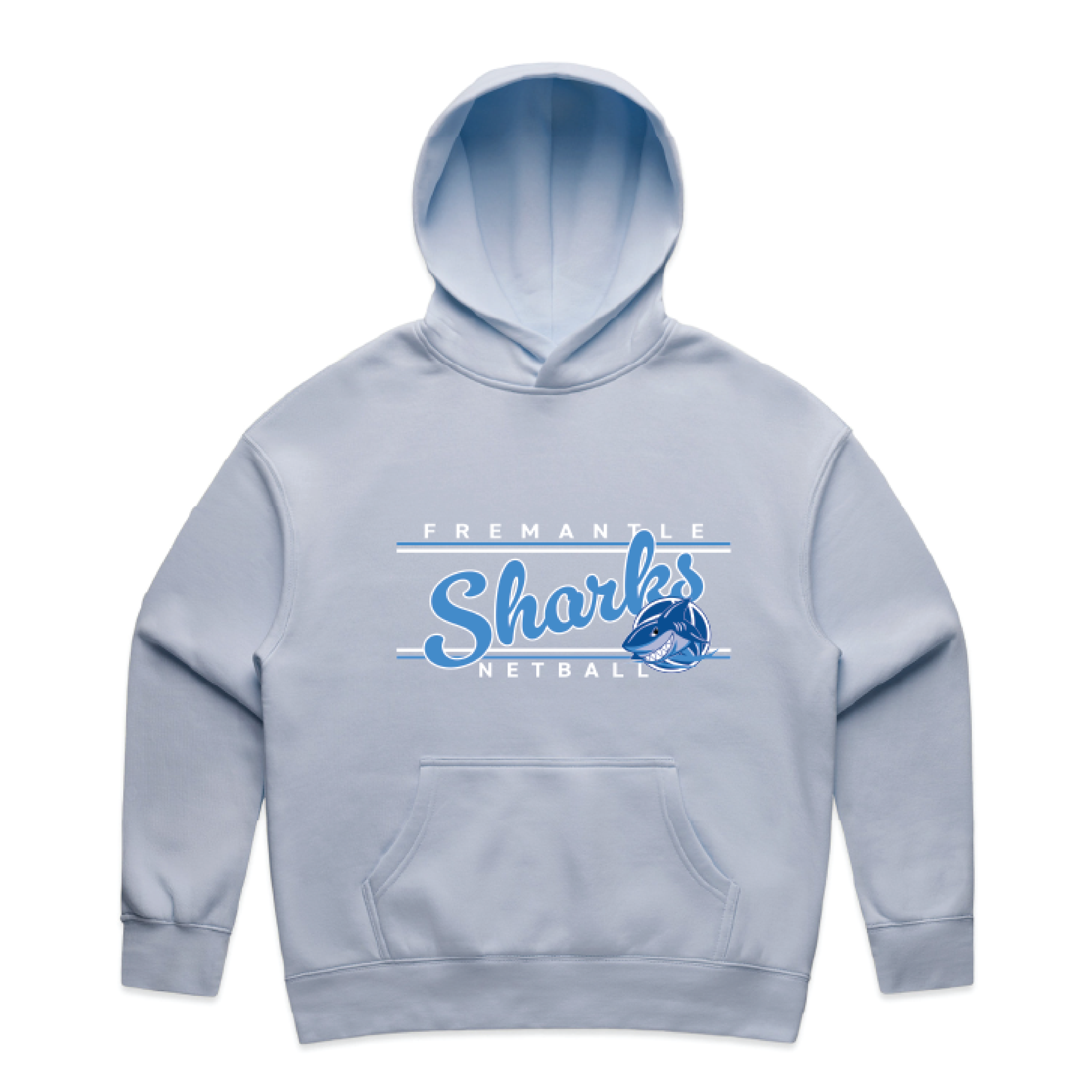 Fremantle Sharks Classic Powder Blue Hoodie