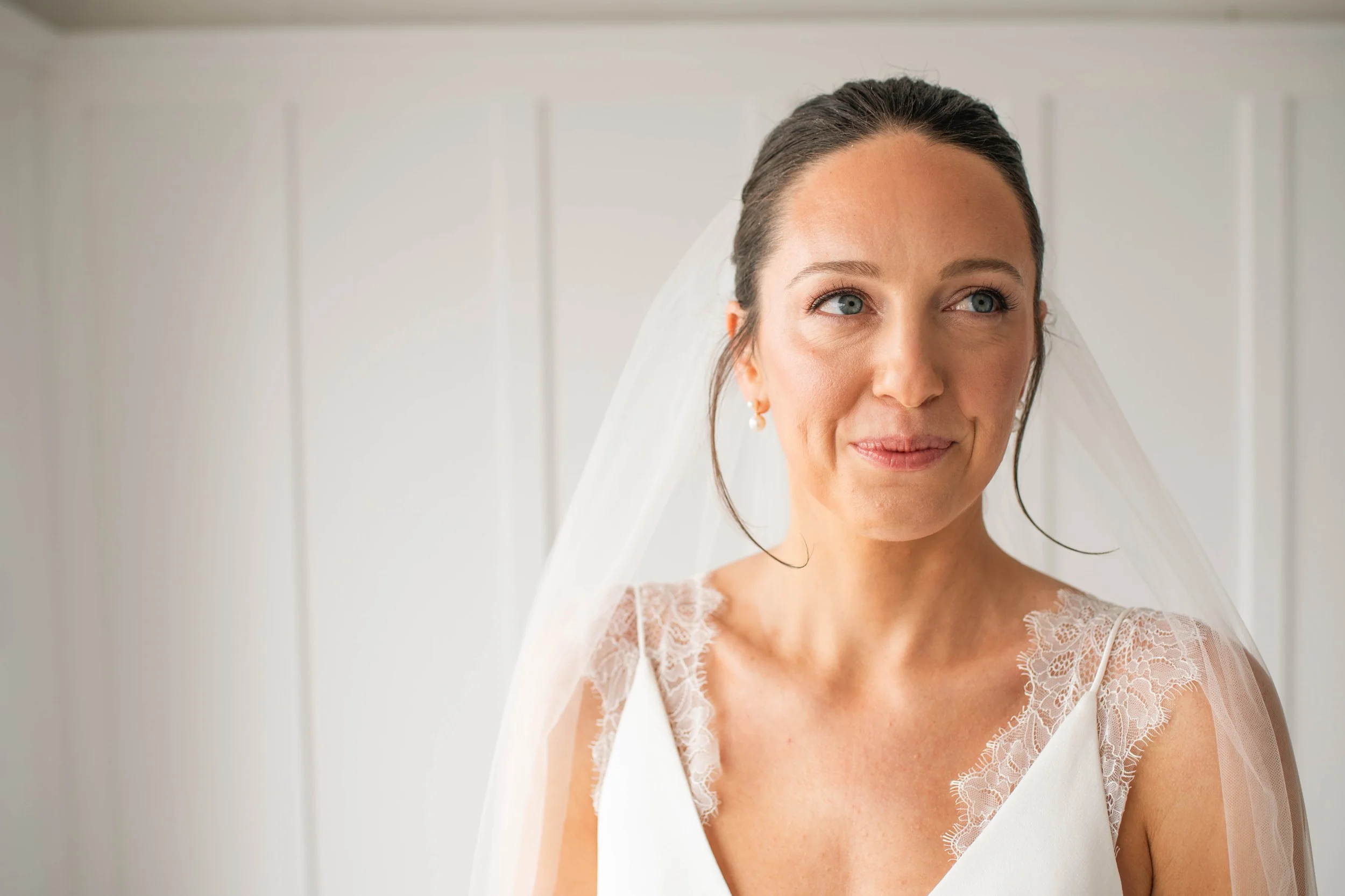 Bridal portrait in East Hampton