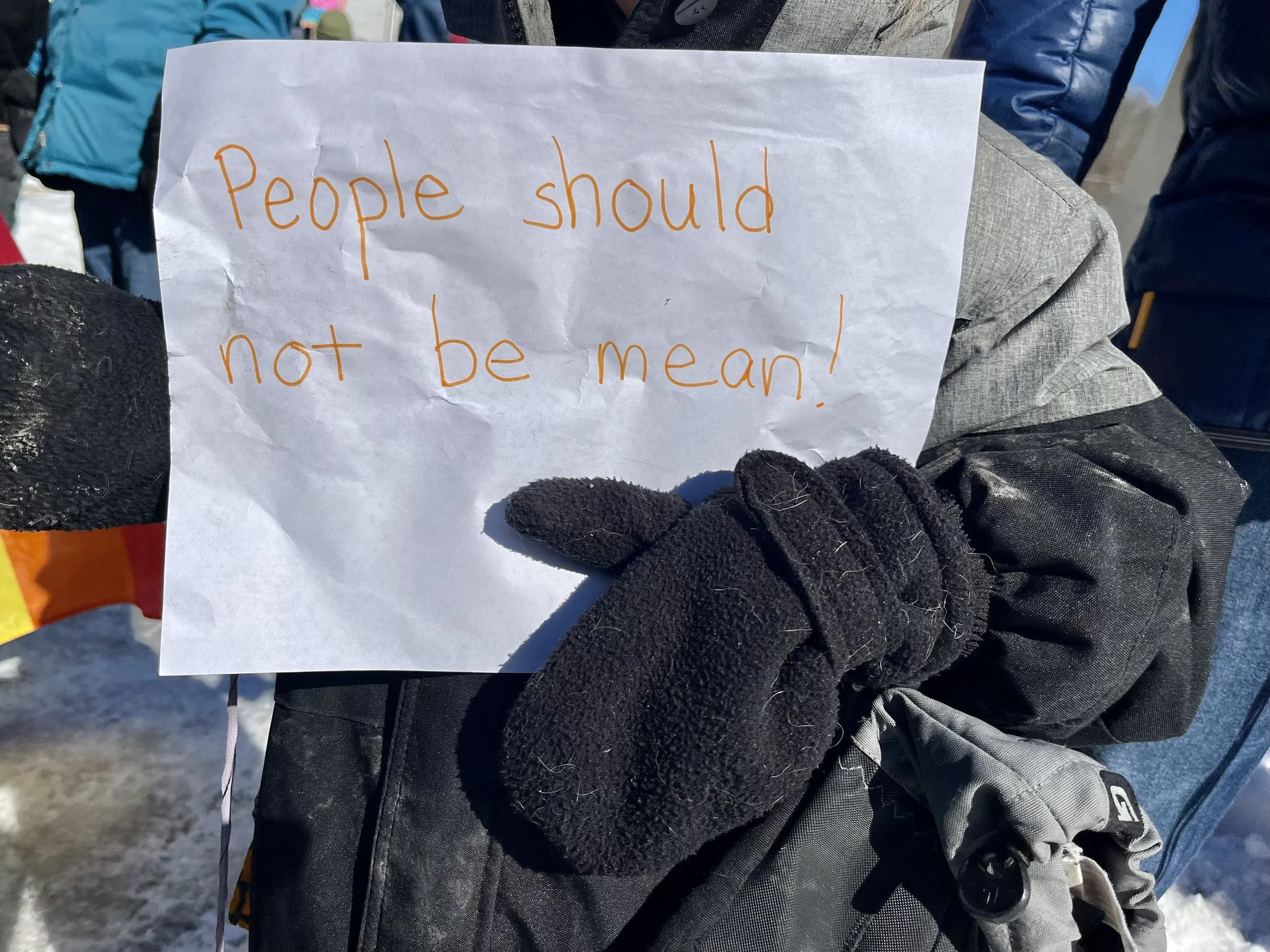 “People Should Not Be Mean!”