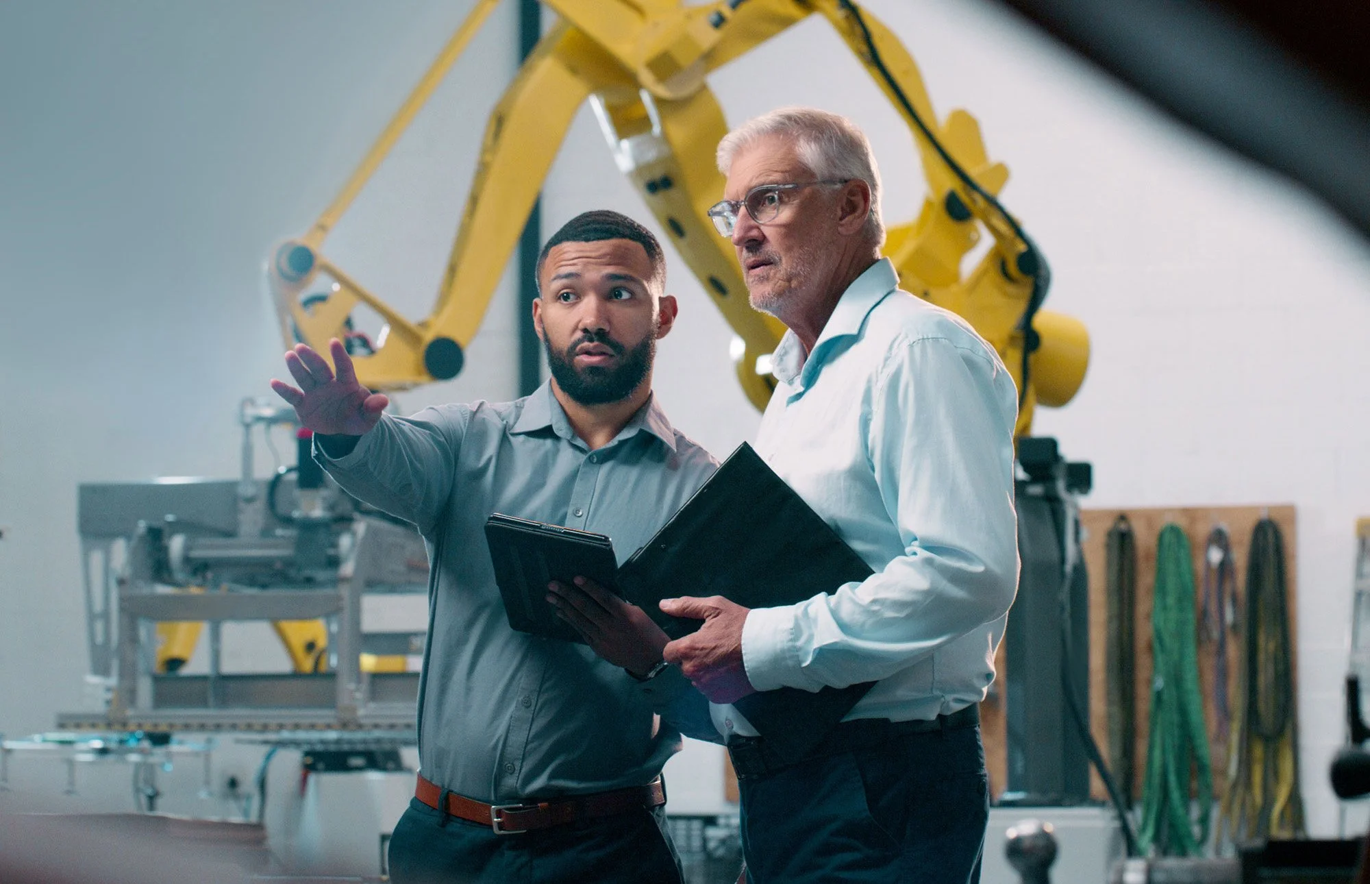 supervisor in industrial setting