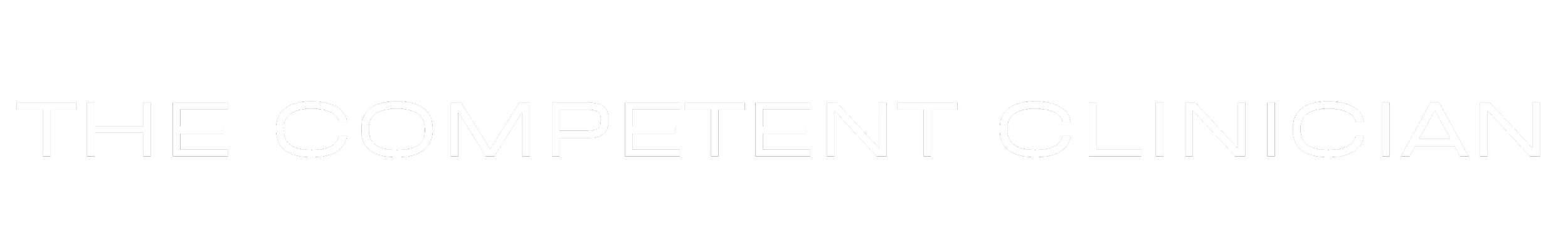 The Competent Clinician logo