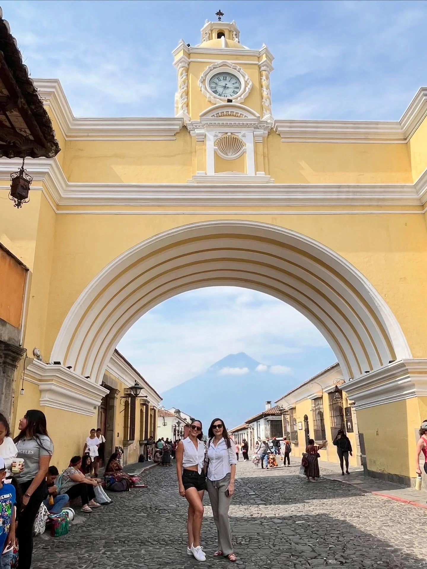My sister is here! We haven&rsquo;t had a trip together since 2019. With our parents aging we thought this couldn&rsquo;t happen anytime soon. It somehow worked. Blessed to have her here. 💛
Here we are roaming around Antigua and enjoying the archite