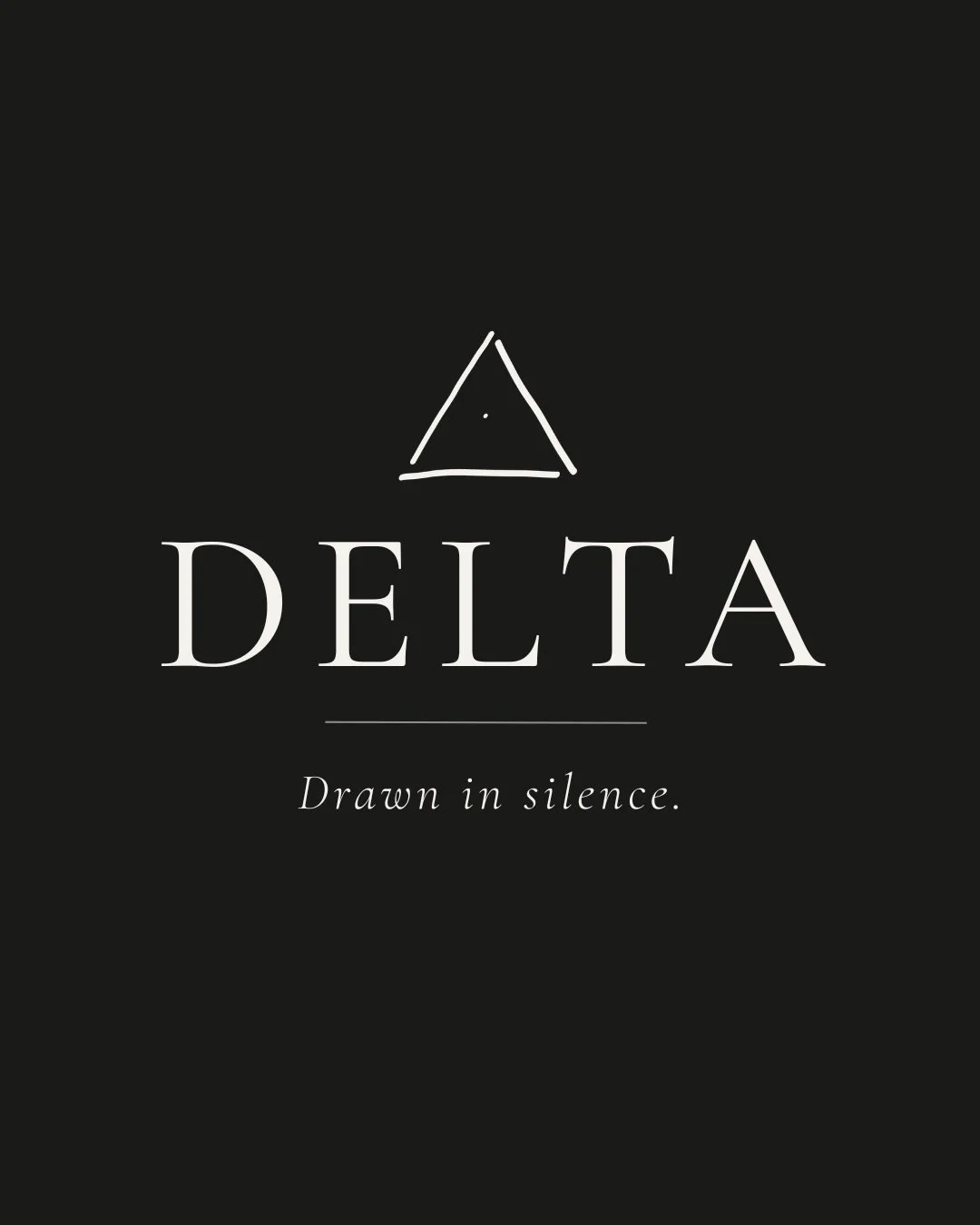 A new concept, created in collaboration with @briefingthenewcreatives 

Briefing 001 - The Silent Signal.

Meet Delta.

&Delta; - the mathematical symbol for change. Because that&rsquo;s exactly what this mark asks for.

A small triangle, drawn anywh